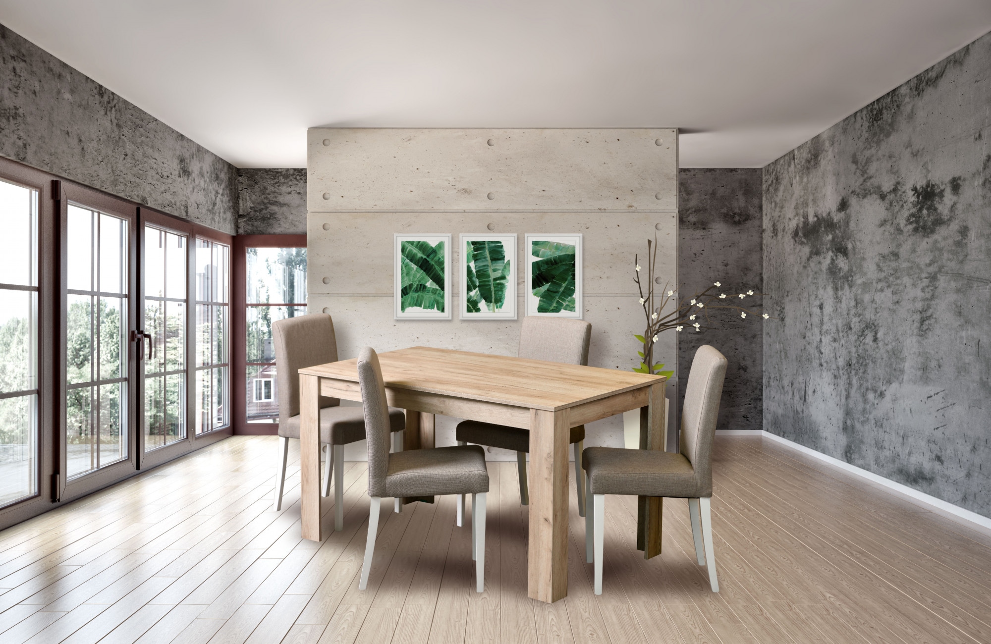 Home affaire Esstisch "Itaka" Breite 135 cm