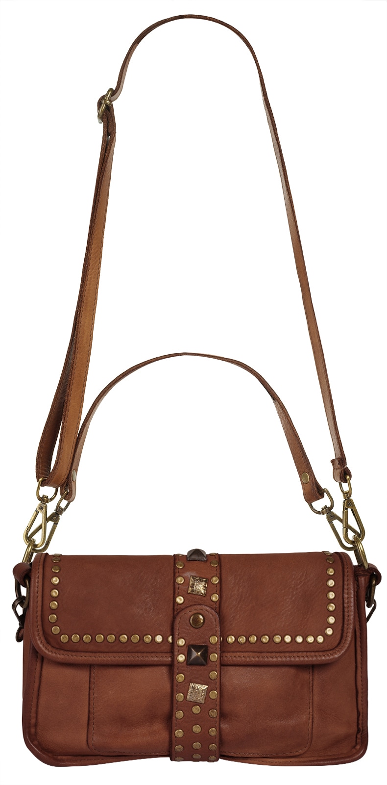 Samantha Look Henkeltasche, echt Leder, Made in Italy
