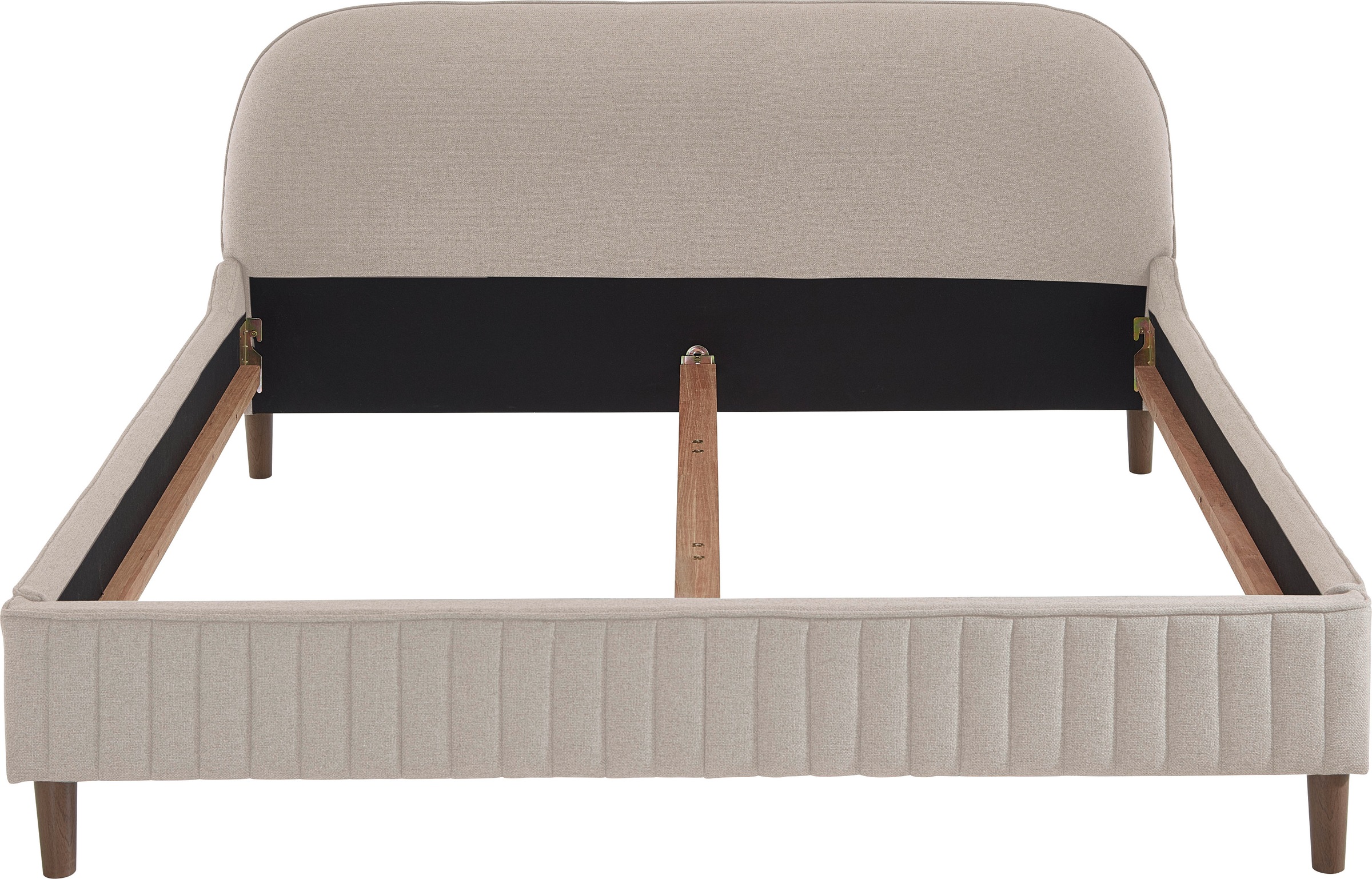 Thumbnail - ATLANTIC home collection Polsterbett "Madita, 180x200cm, mit organischer Kopfteilform" luxuriös gepolstertes Kopfteil, B...