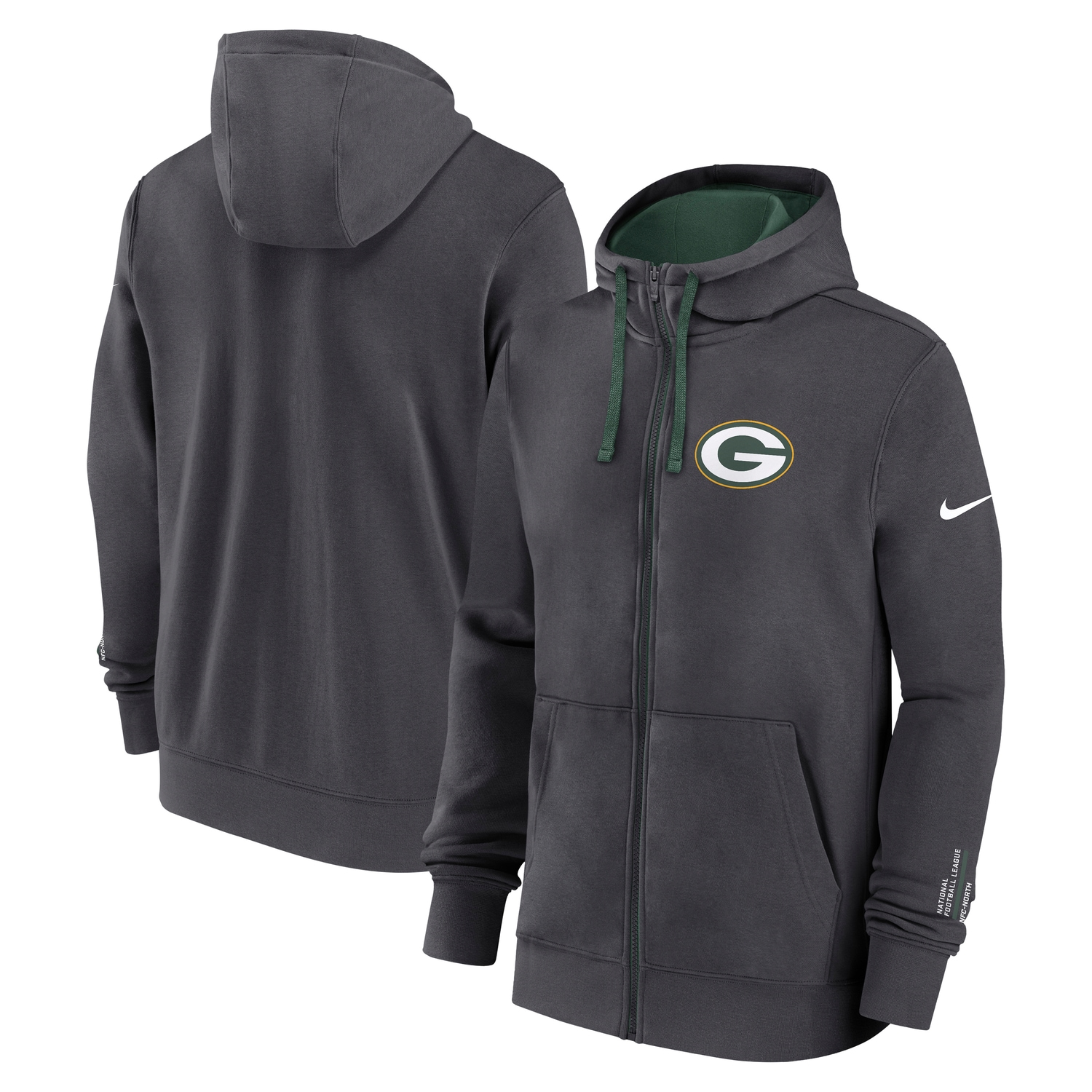 Nike "Nike Hoodie Green Bay Packers Nike Club FZ"