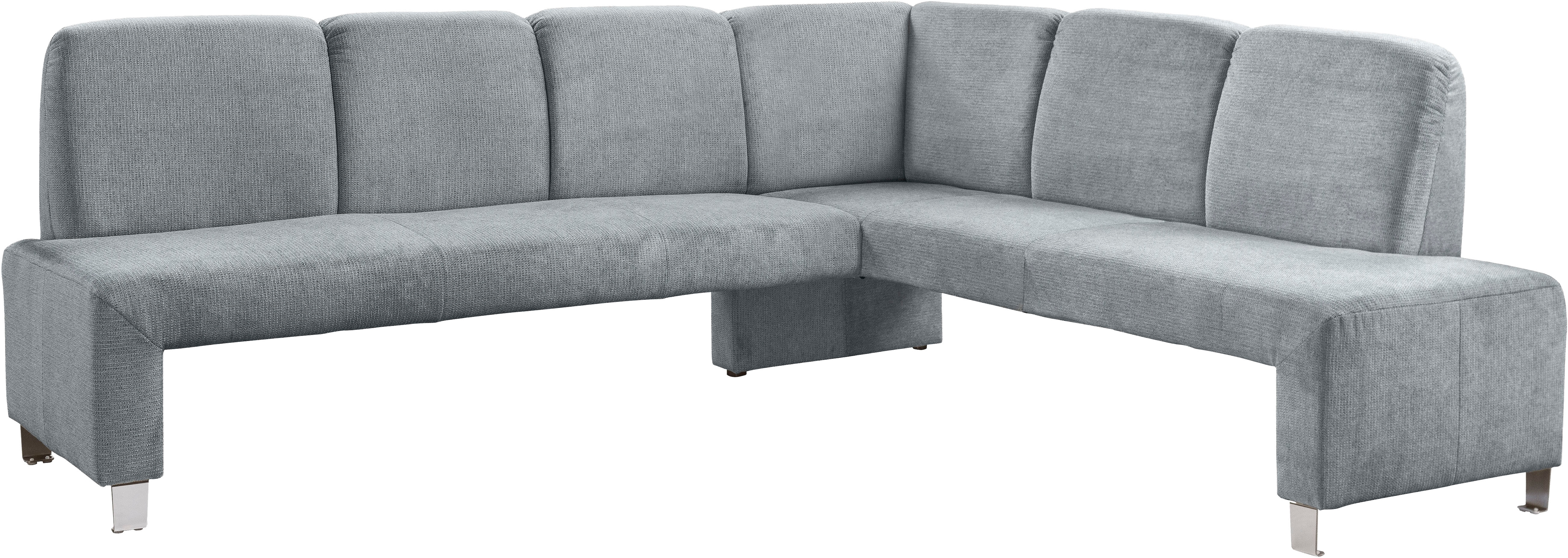 exxpo - sofa fashion Eckbank "Intenso, modern, 263/198 cm (B/T)" hohe Bodenfreiheit, frei im Raum stellbar, hoher Sitzkomfort