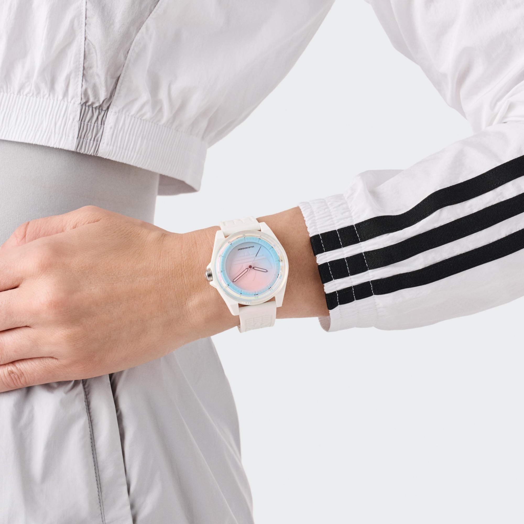 adidas Originals Solaruhr »PROJECT FOUR SOLAR« Quarzuhr, Armbanduhr, Herrenuhr, Damenuhr, Resinarmband