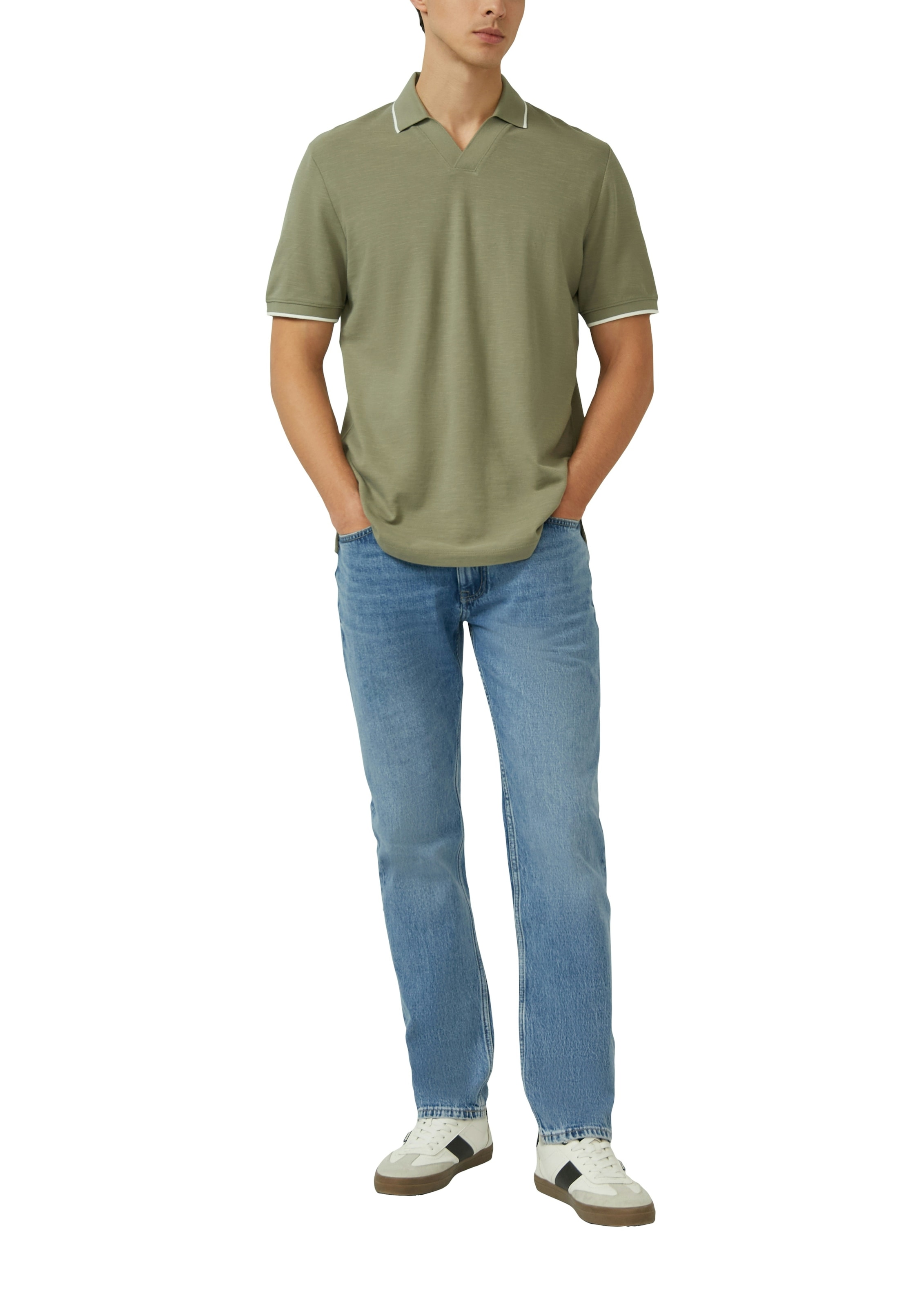 s.Oliver Kurzarmshirt mit Polokragen