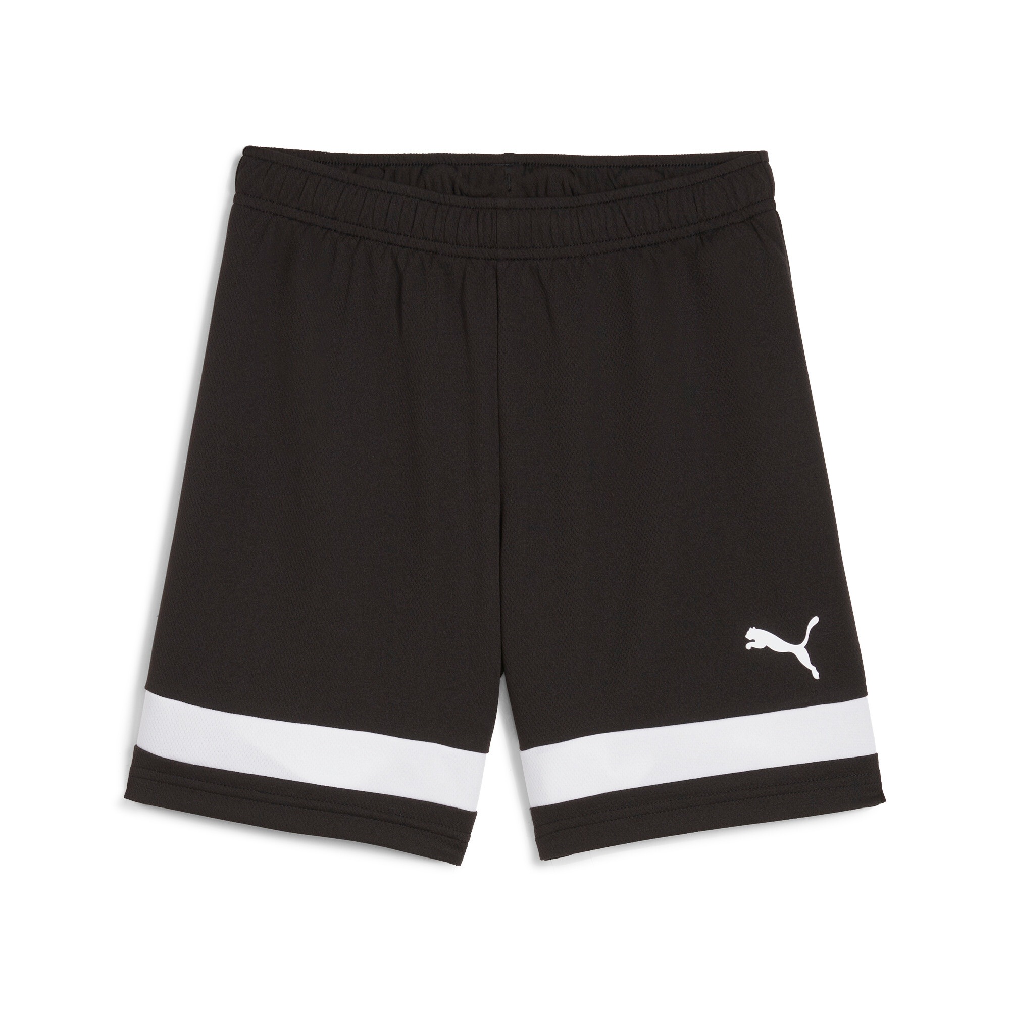 PUMA Kinder Trainingsshorts "INDIVIDUALRISE SHORTS JR"puma schwarz, puma weiß, Gr. 176, unifarben, Netz, Obermaterial: 100% Polyester, Hosen, für
