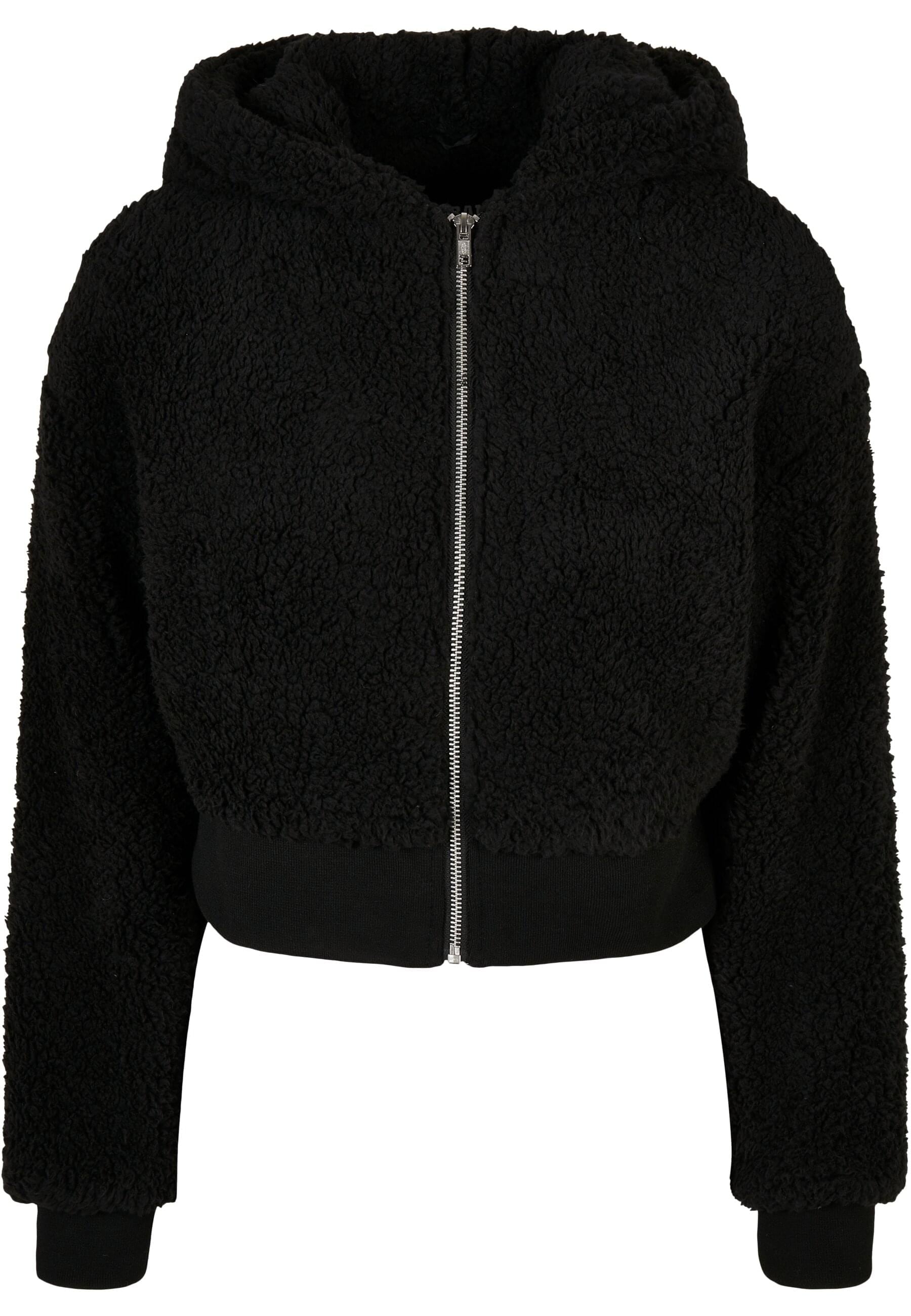 URBAN CLASSICS Allwetterjacke "Urban Classics Damen Ladies Short Oversized Sherpa Jacket", (1 St.), mit Kapuze