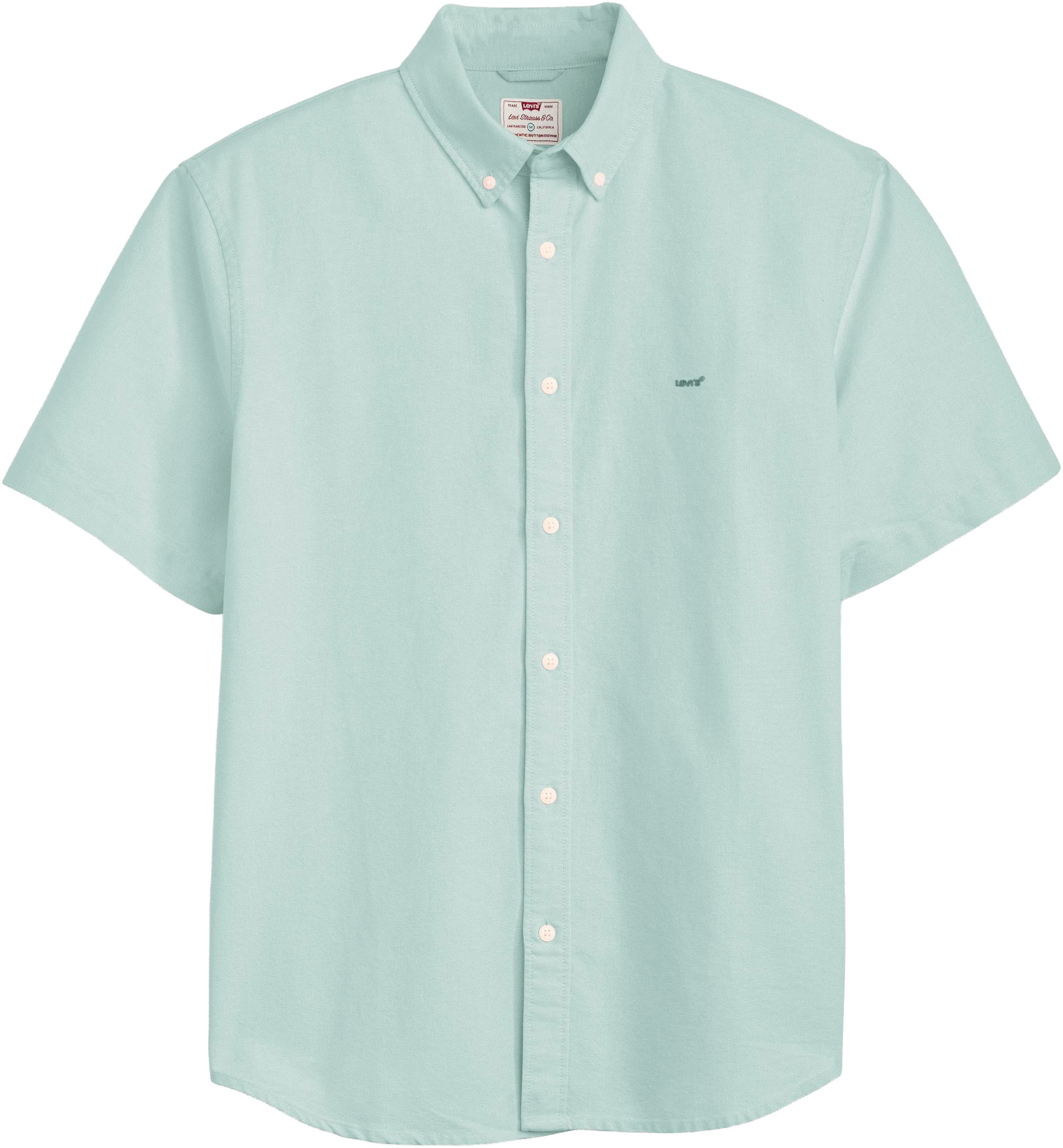 Levi's® Kurzarmhemd »SS AUTHENTIC BUTTON DOWN« mit kleiner Logostickerei auf der Brust