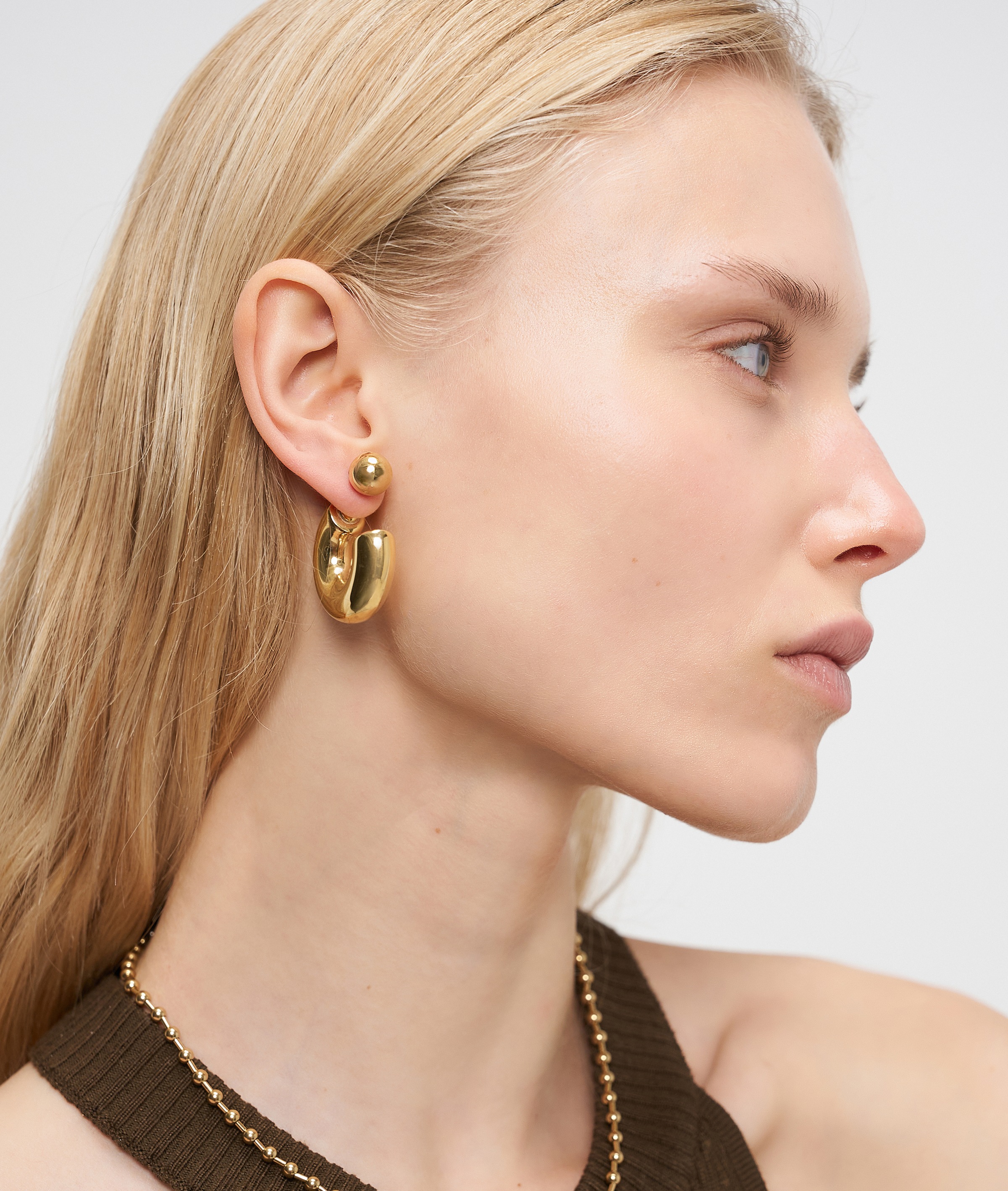 Liebeskind Berlin Paar Creolen »Schmuck Geschenk Edelstahl Ohrringe Steel Ball«