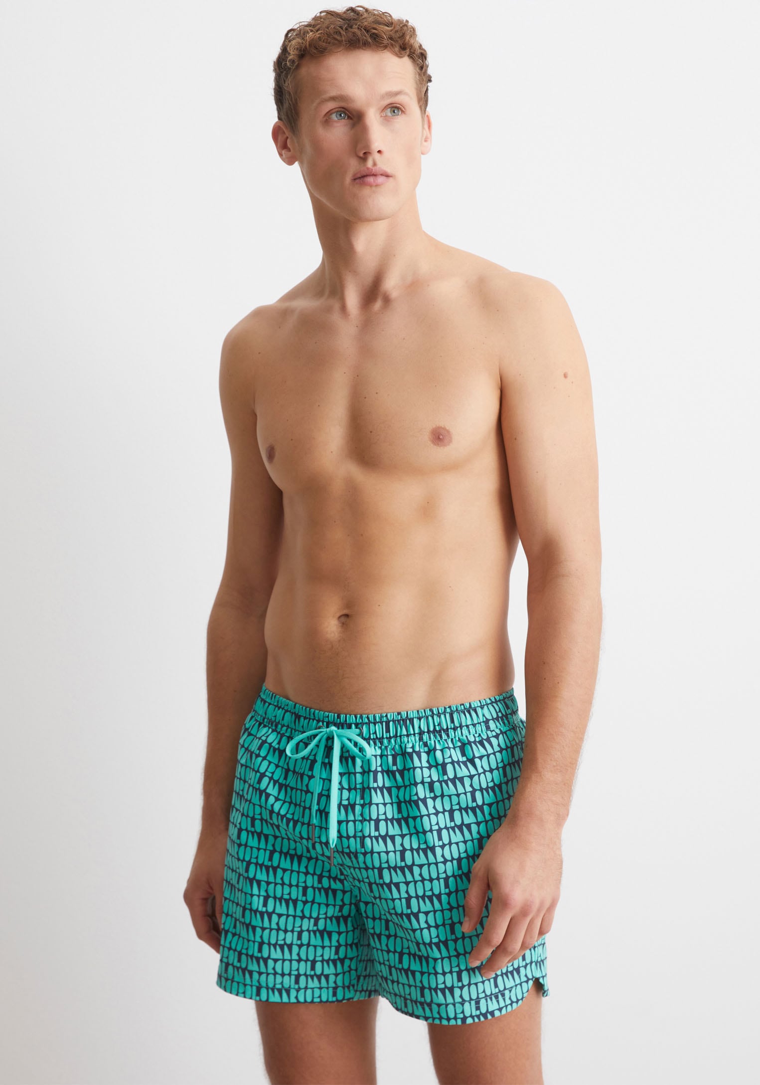 Marc O'Polo Badeshorts »Mini Geo Print«, mit trendigem Allover-Print
