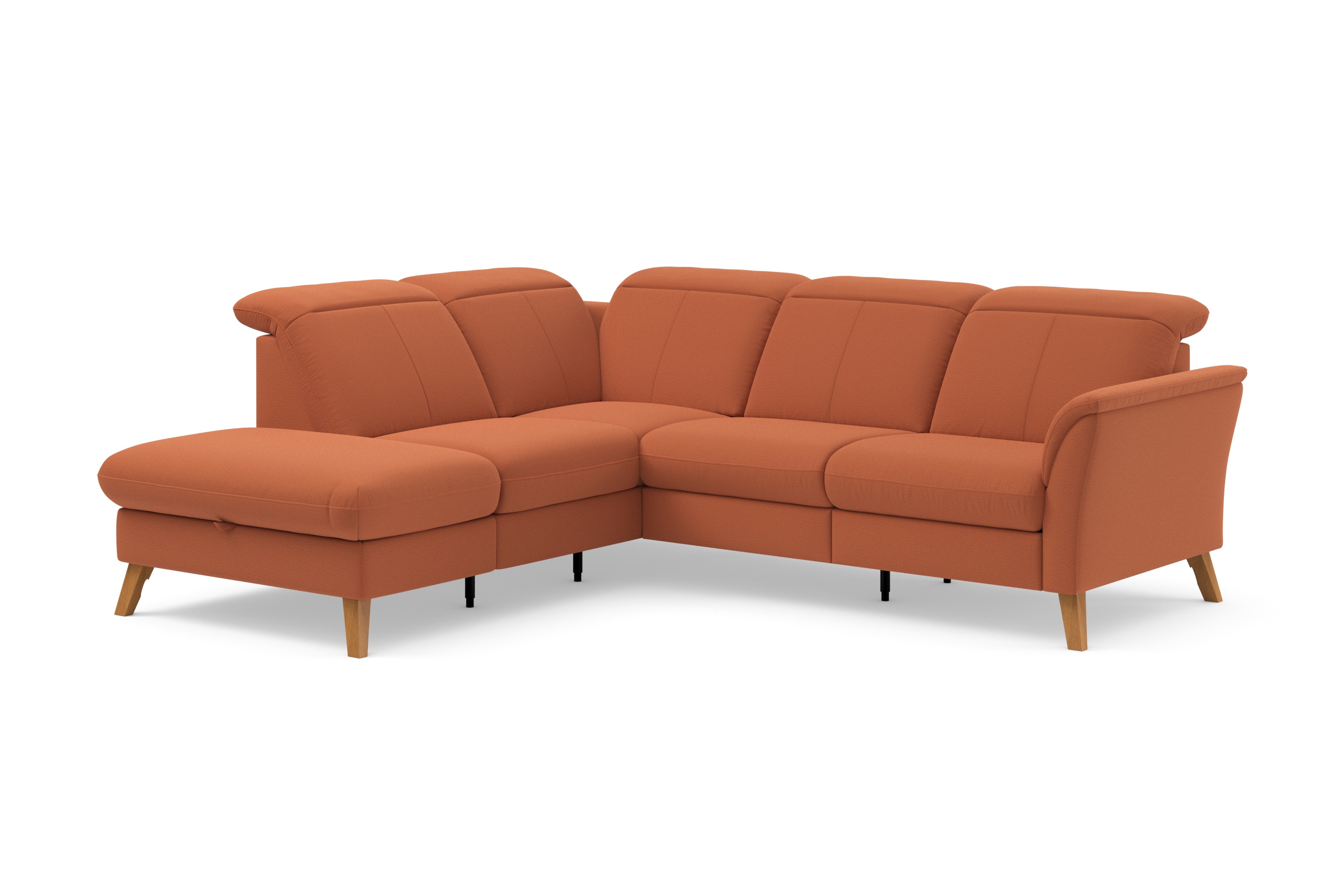 Thumbnail - sit&more Ecksofa "Romero L-Form" wahlweise mit oder ohne TV-Funktion, Bettfunktion, Bettkasten