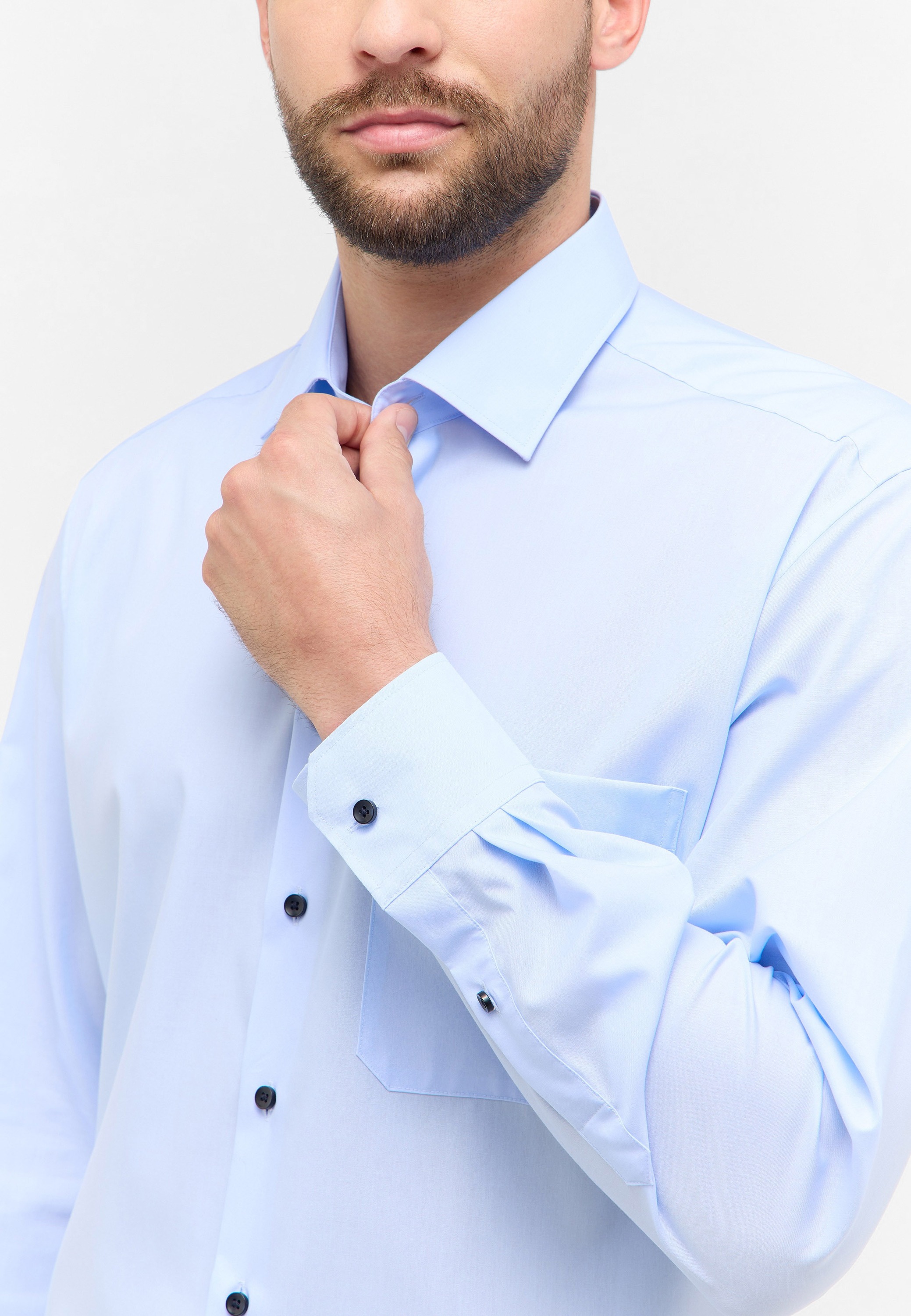 Eterna Langarmhemd »COMFORT FIT« NON IRON (bügelfrei)