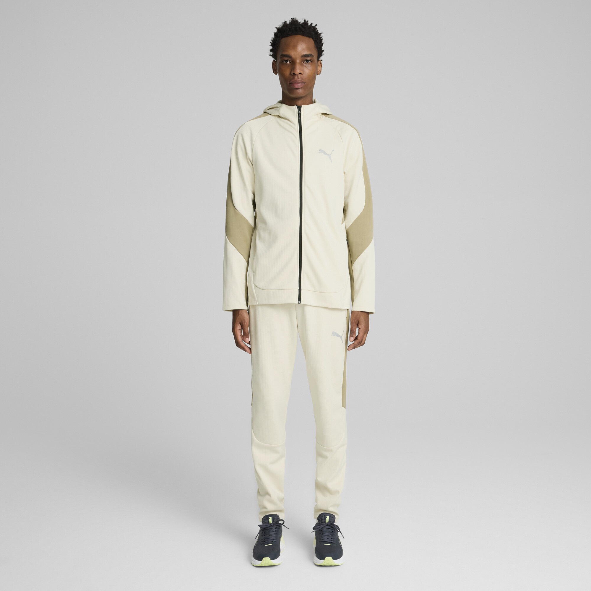 PUMA Sweatjacke »EVOSTRIPE Hoodie mit durchgehendem Reißverschluss Herren«