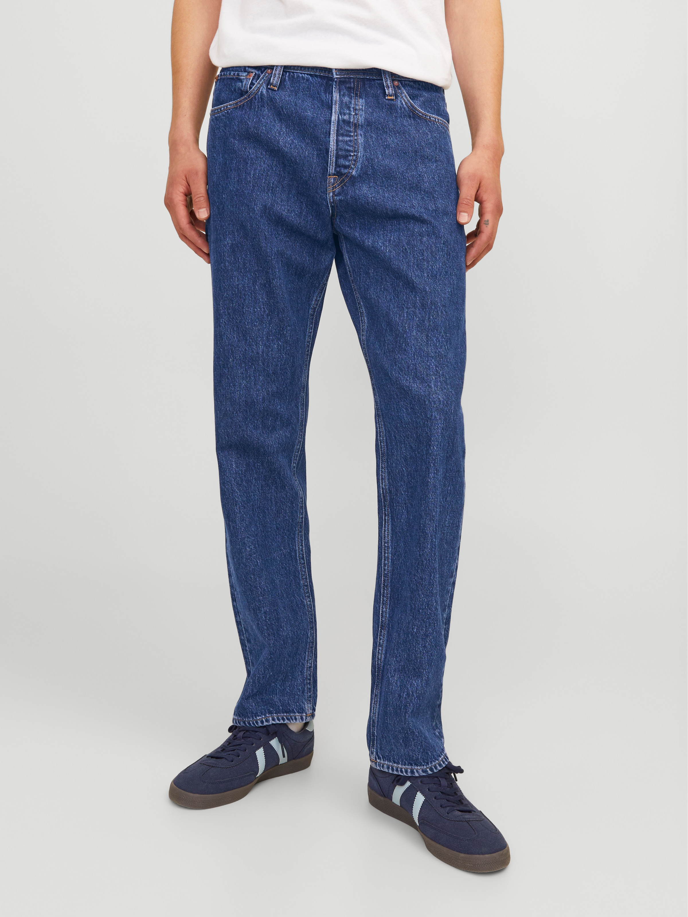 Jack & Jones Loose-fit-Jeans "JJICHRIS JJORIGINAL SBD 921 SN" Baumwolle, lo günstig online kaufen