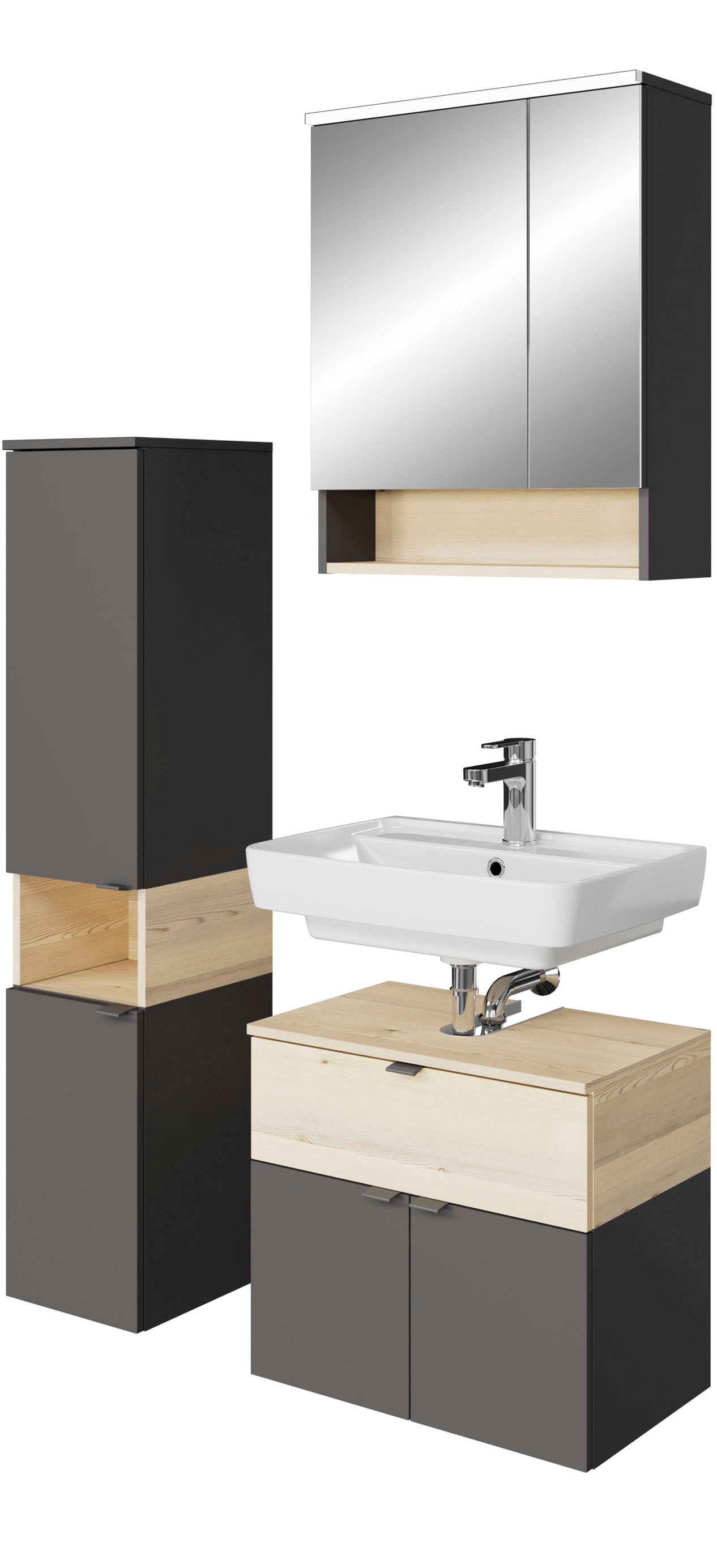 Saphir Badmöbel-Set "Quickset 394" Komplett-Set, 3 Stk. tlg. günstig online kaufen