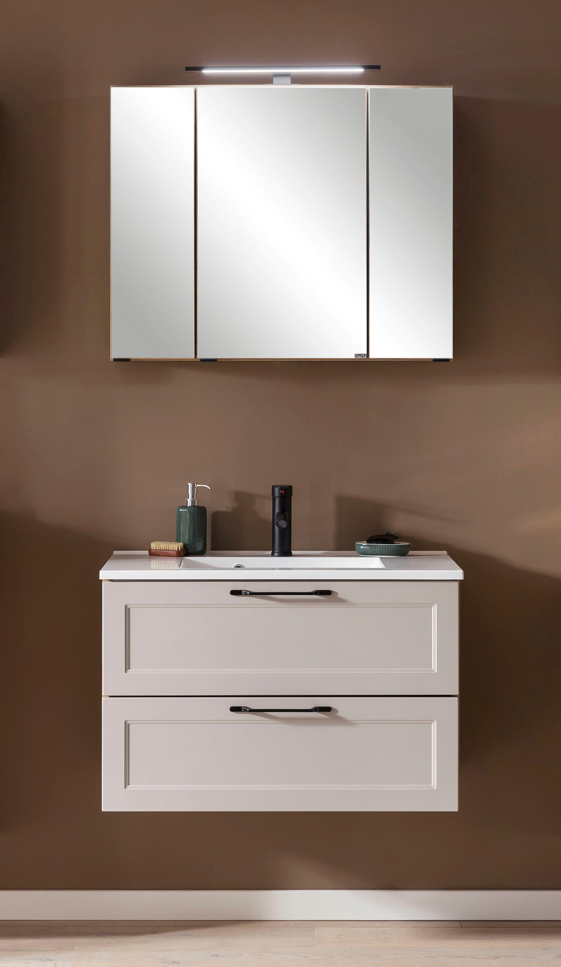 welltime Badmöbel-Set "Lana" Komplett-Set, 2 tlg. Badezimmer-Set, 2-teilig, günstig online kaufen