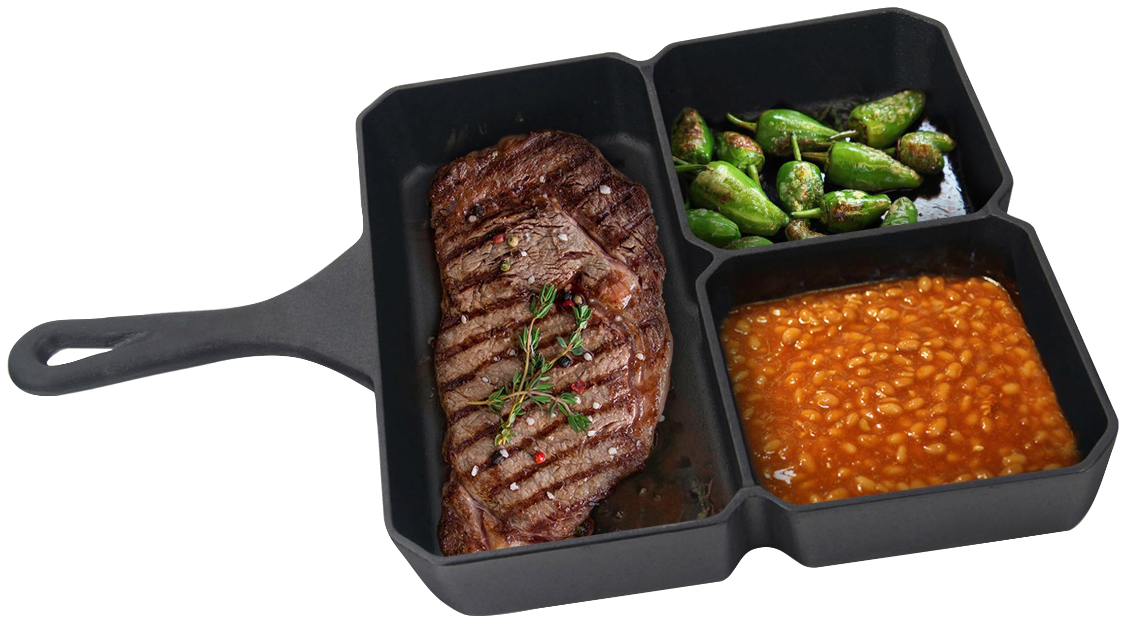 Jim Beam BBQ Gusseisen 1 tlg. BxLxH: 23x35x4 cm günstig online kaufen