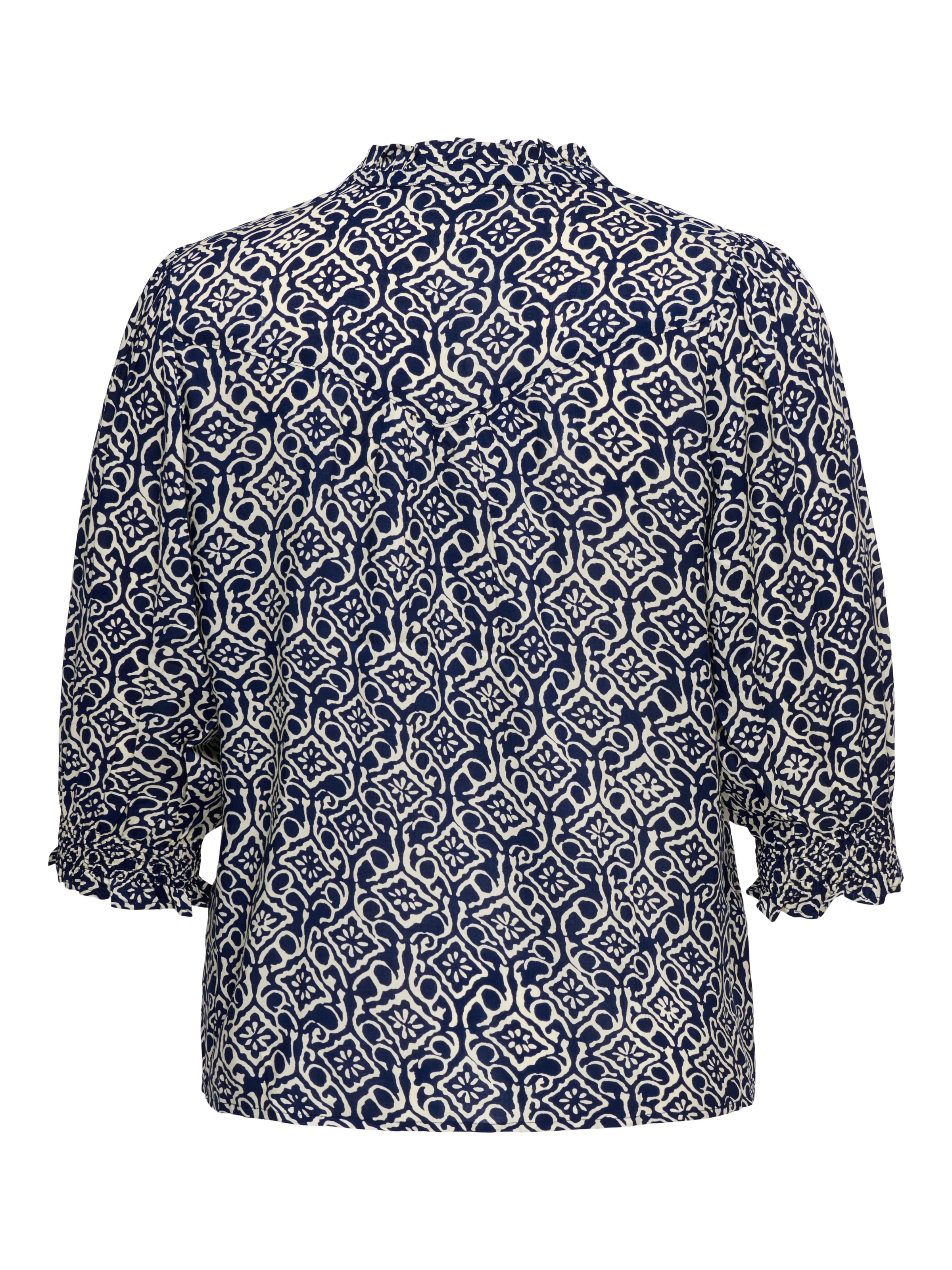 ONLY CARMAKOMA Druckbluse "CARRAYA 3/4 SHIRT WVN NOOS" günstig online kaufen