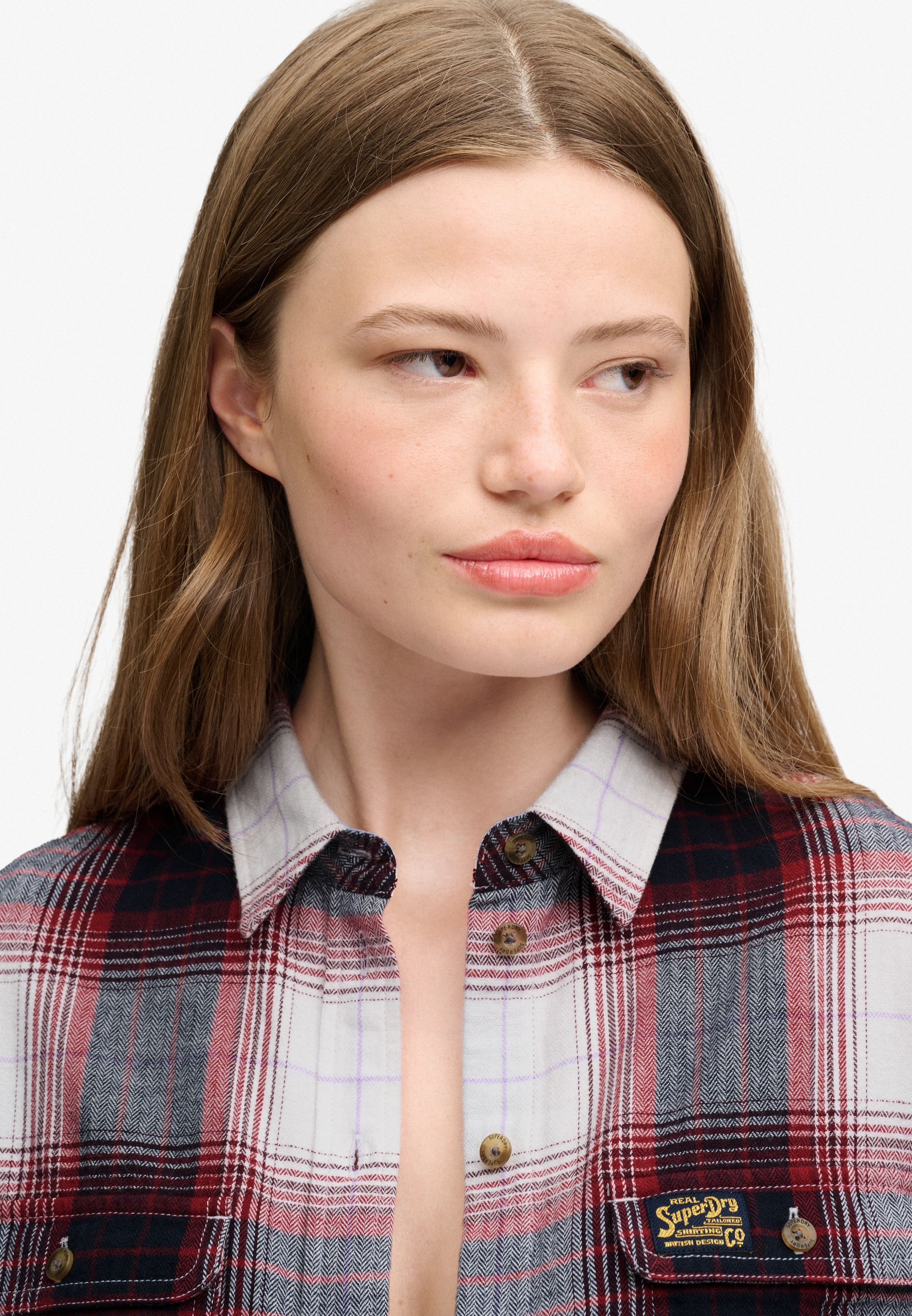 Superdry Karobluse »LUMBERJACK CHECK FLANNEL SHIRT« Baumwolle, regular fit