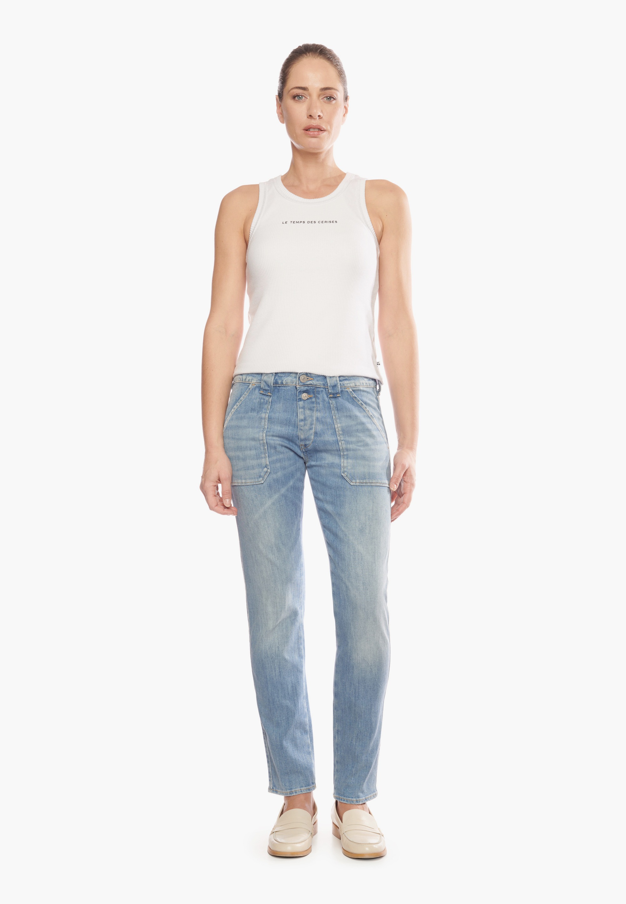 Le Temps Des Cerises 7/8-Hose »JEAN FEMME CARA«, in modischem Design