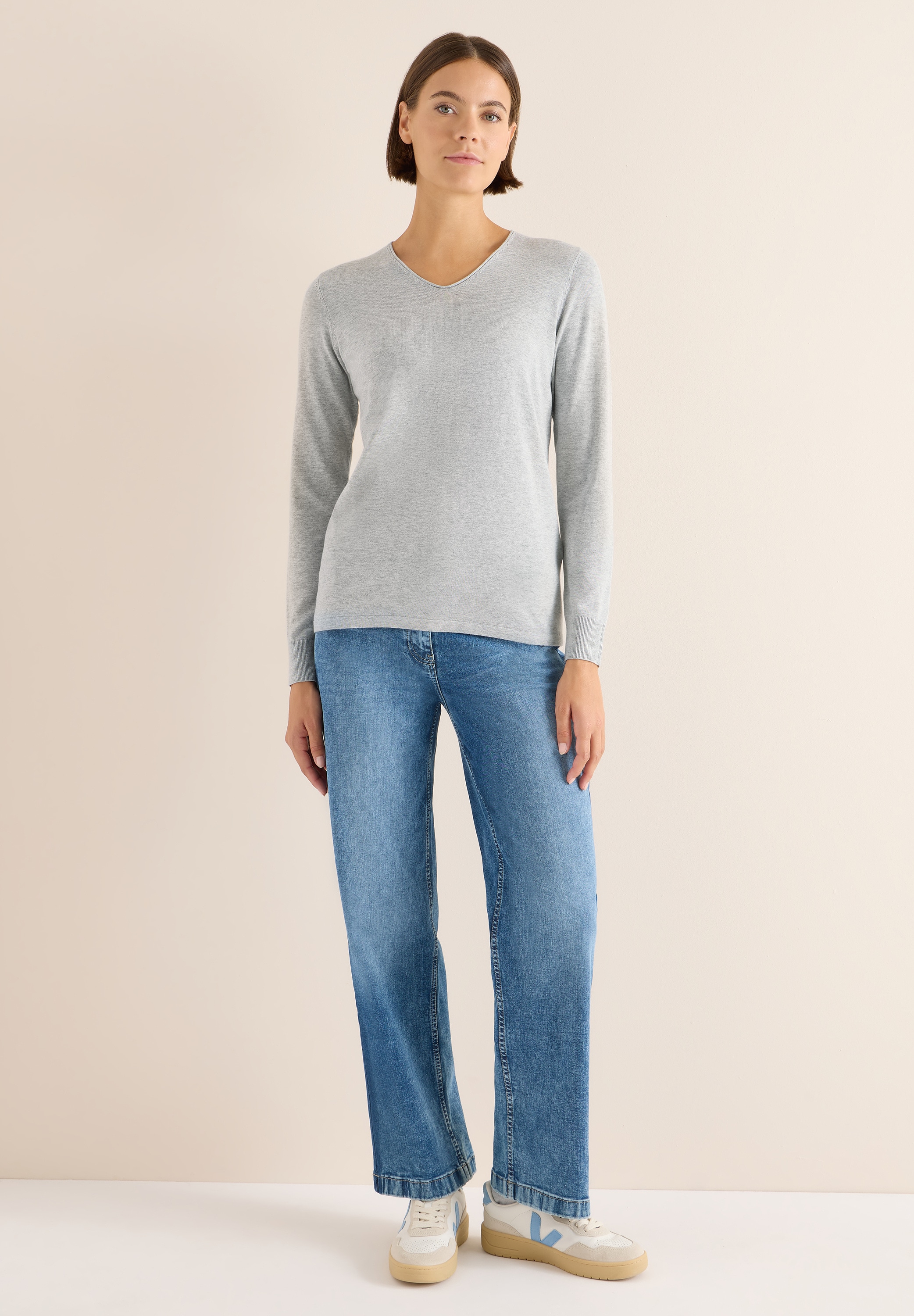 Cecil Strickpullover, im soften Baumwoll-Mix