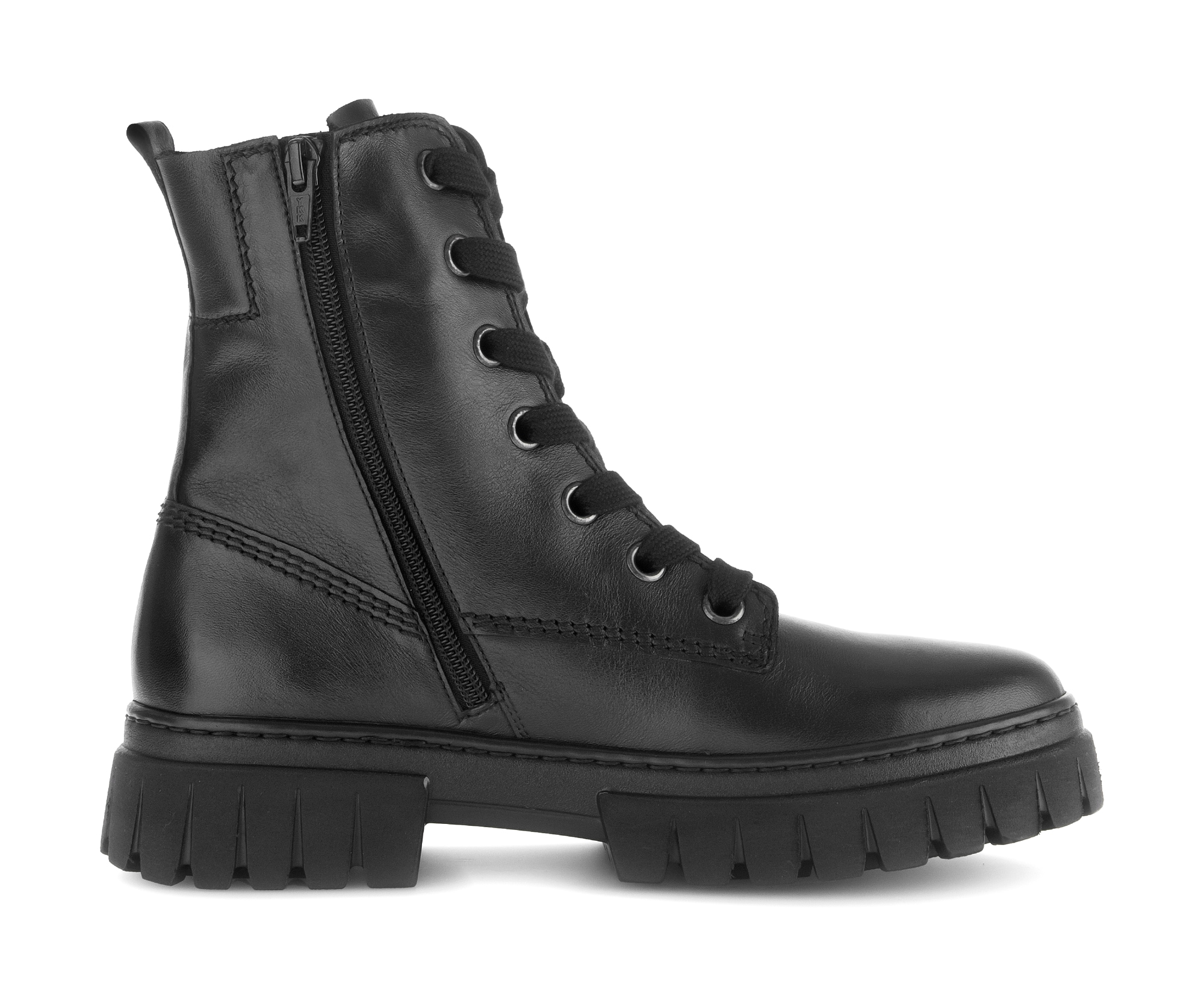 Gabor Schnürboots »YORK«, Blockabsatz, Plateau, Schnürstiefelette in Schuhweite G (= weit)