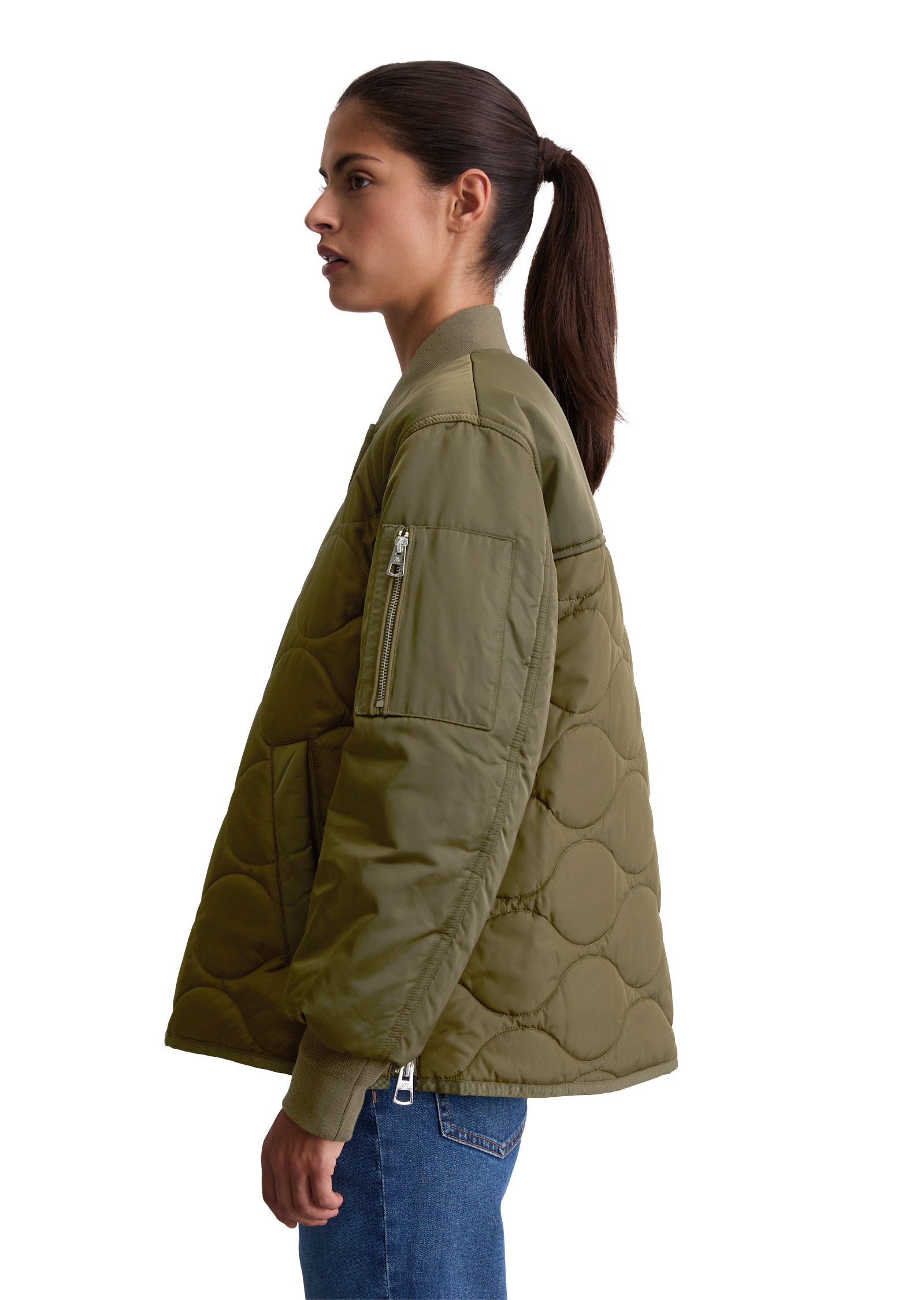 Marc O'Polo Outdoorjacke »im Cape-Stil«, ohne Kapuze