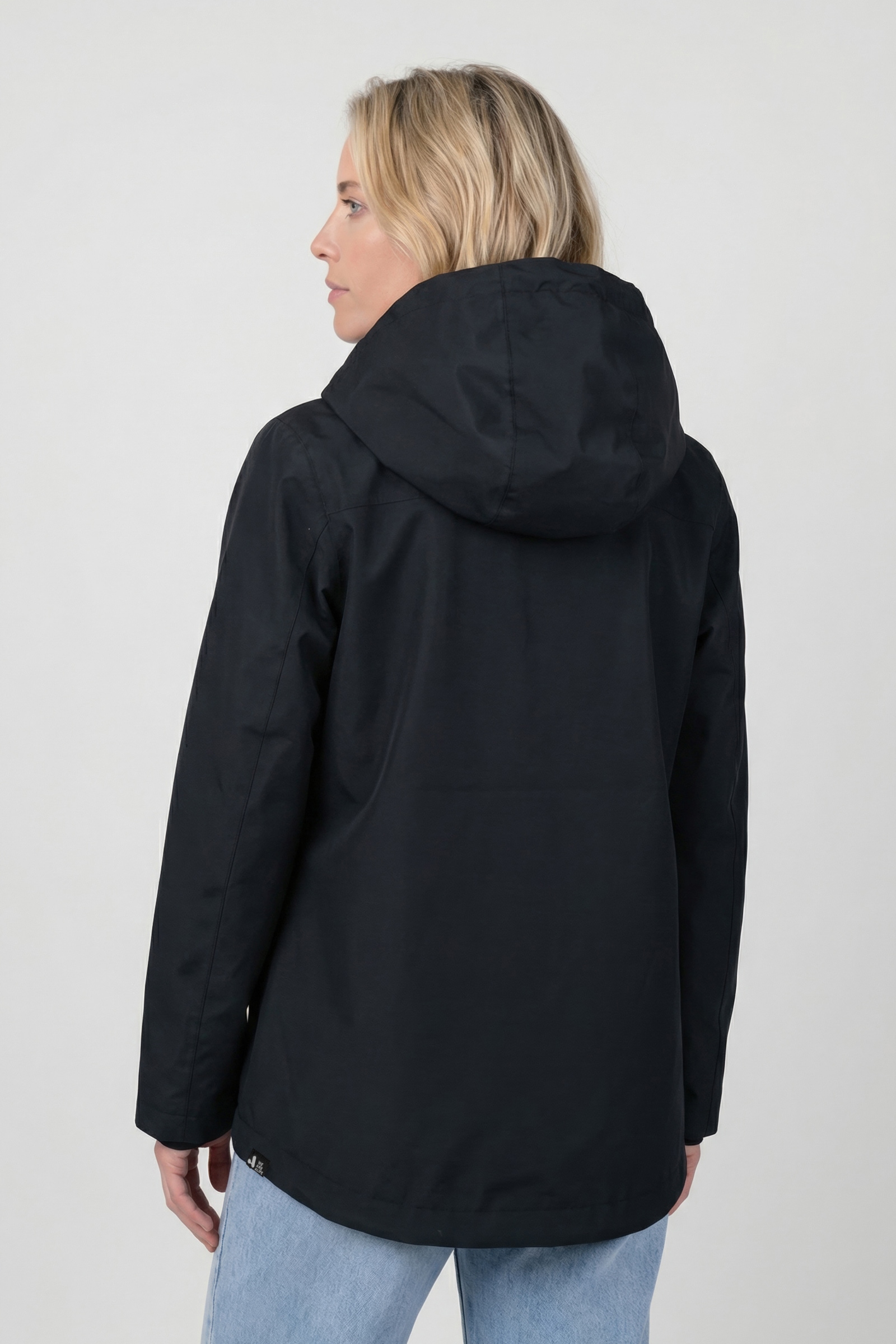 Alife & Kickin Sommerjacke »Damen PaolinaAK A Übergangsjacke, Jacke« Übergangsjacke mit Kapuze und Tunnelzug in recyceltem Materialmix