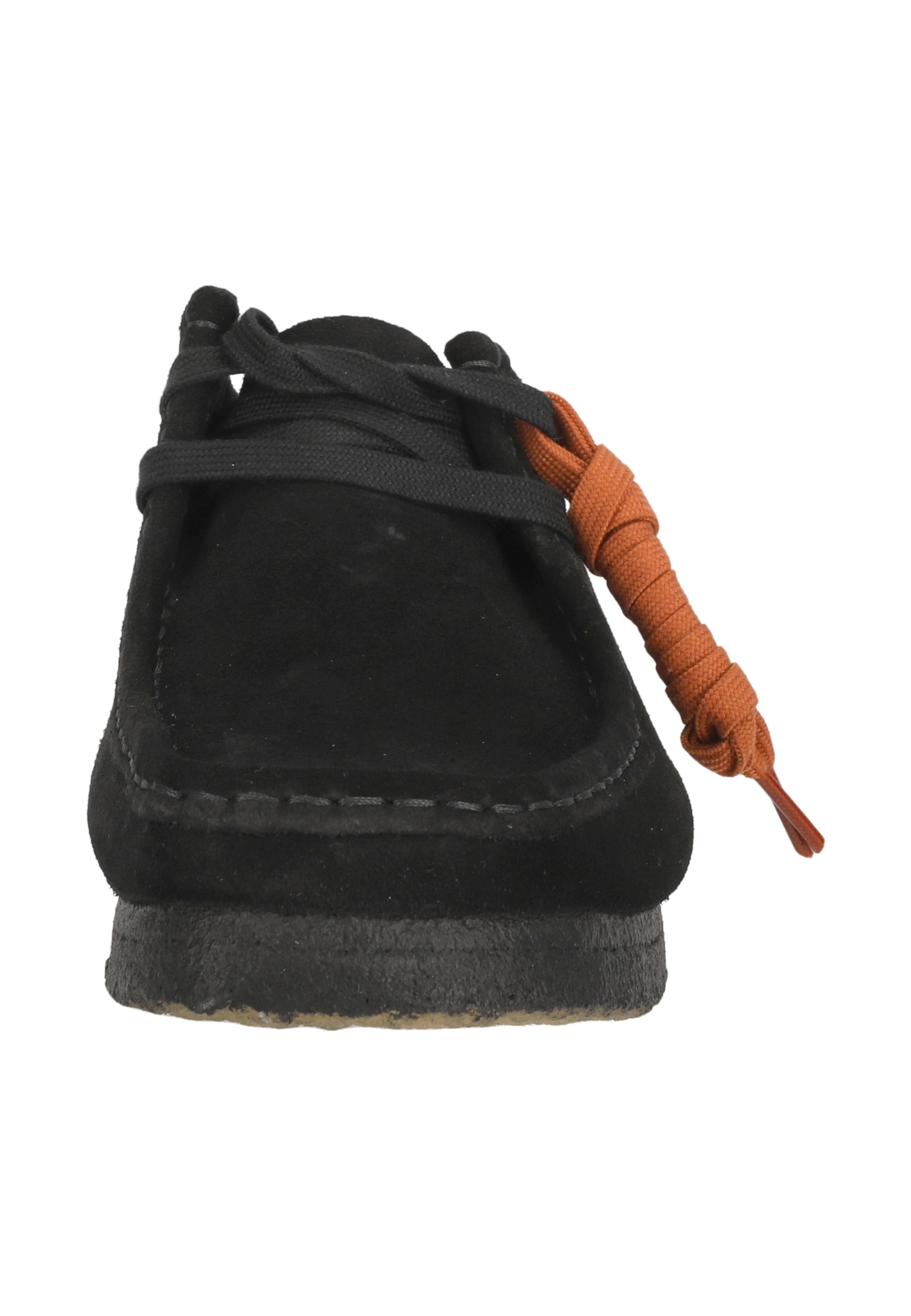 Clarks Schnürschuh »Wallabee Black«, aus hochwertigem schwarzem Wildleder