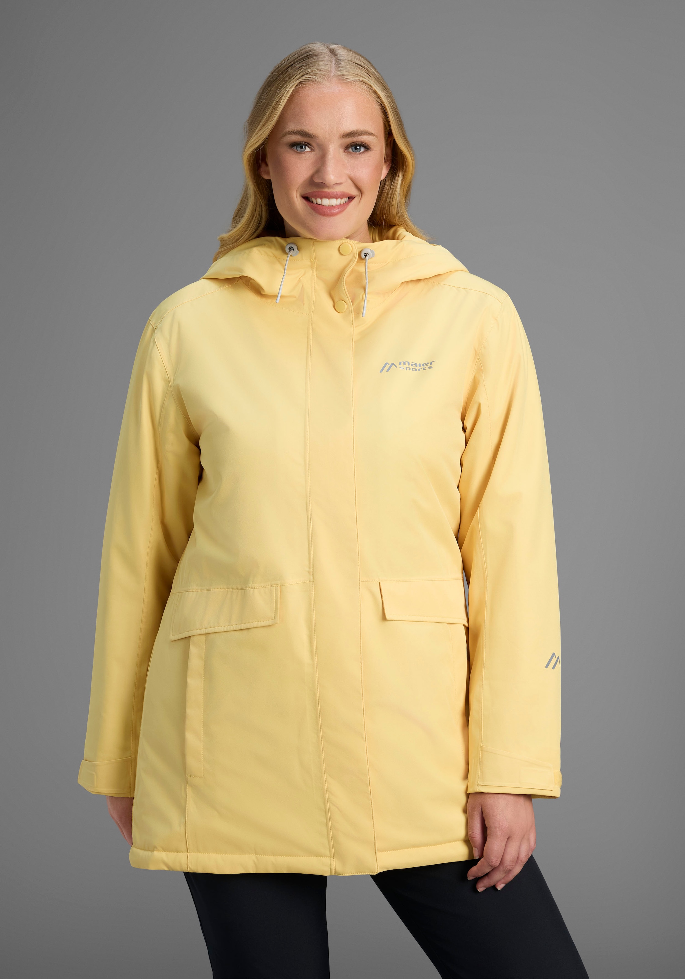 Maier Sports Allwetterjacke "DA-JACKE MTEX EL. LISBON" mit Kapuze günstig online kaufen