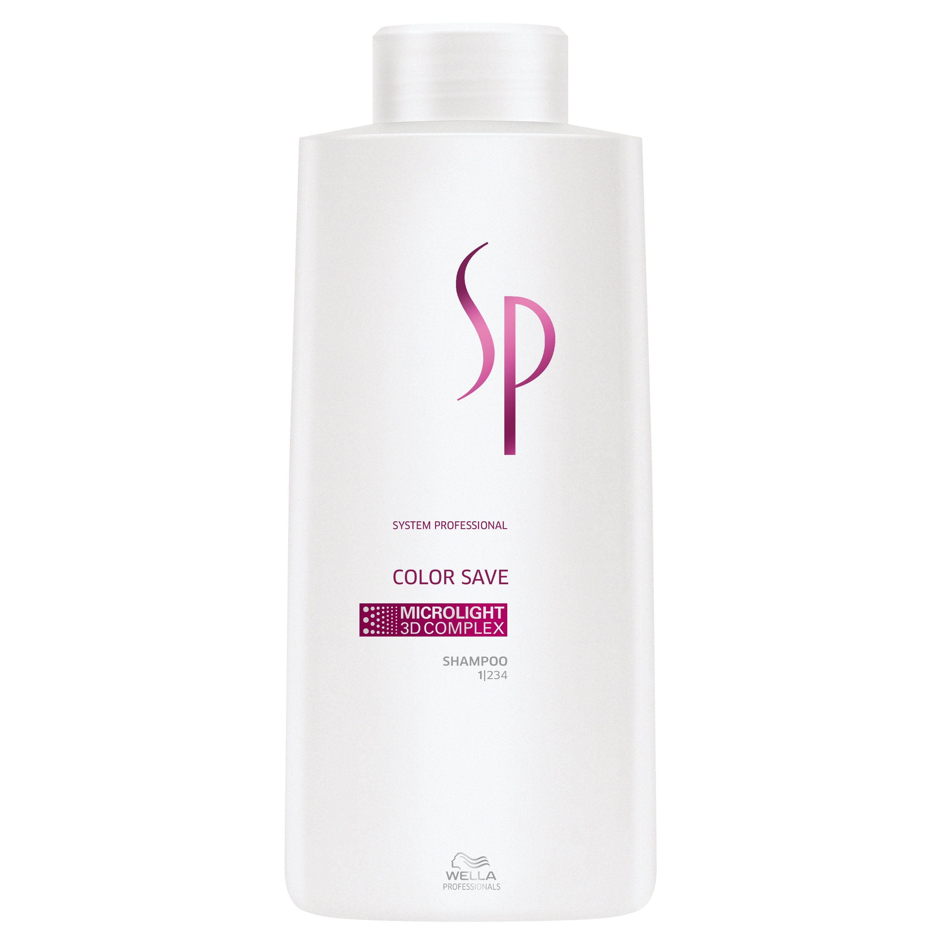 WELLA SP Haarshampoo "Color Save Shampoo", 1.000mlweiß, Haarpflegemittel, farbschützend, einfache Anwendung, pflegend