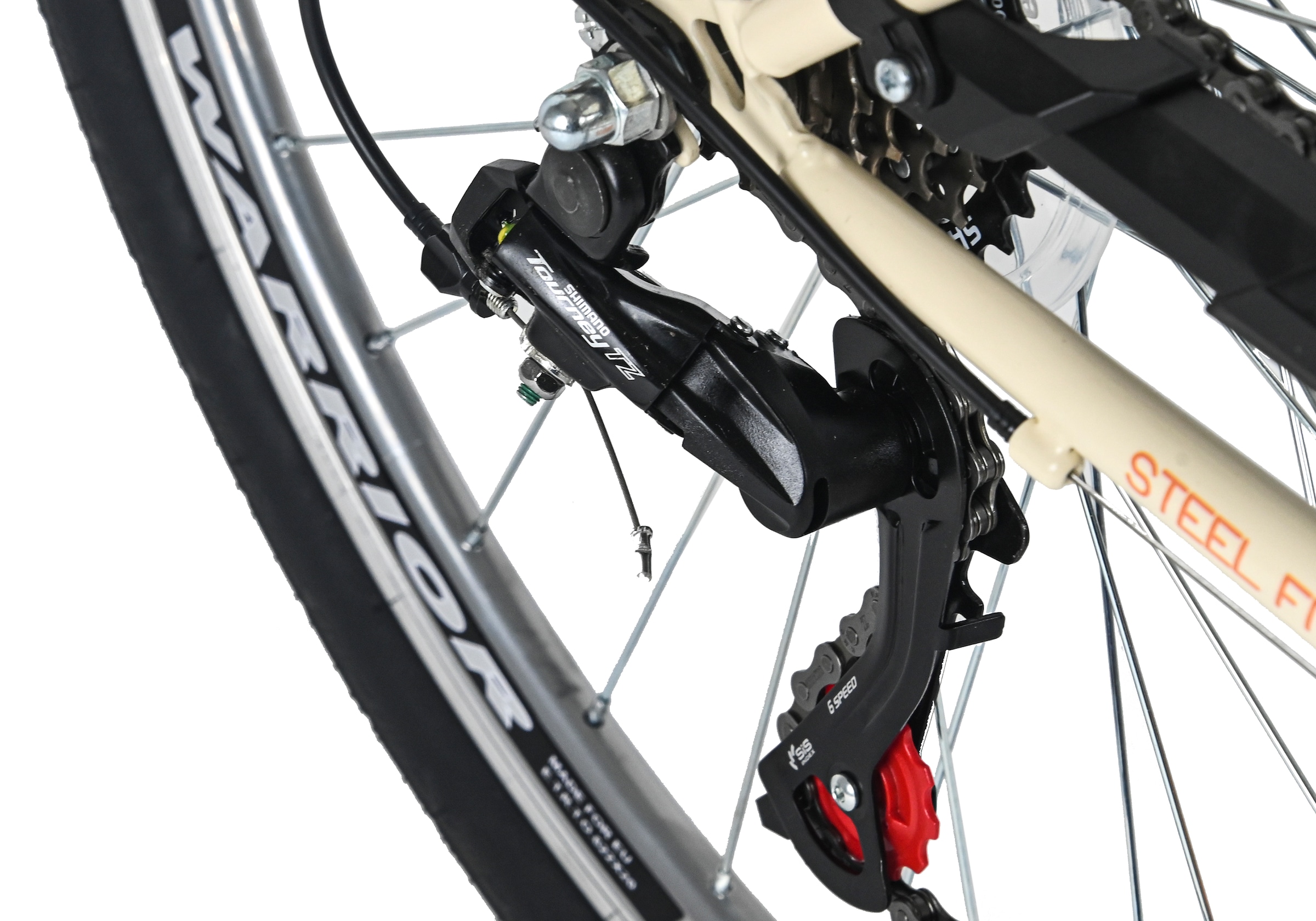 Dacapo Trekkingrad »Damen 28'' Ravenna 6 Beige 6 Gänge RH 48 cm« 6 Gang Shimano Tourney Schaltwerk Kettenschaltung