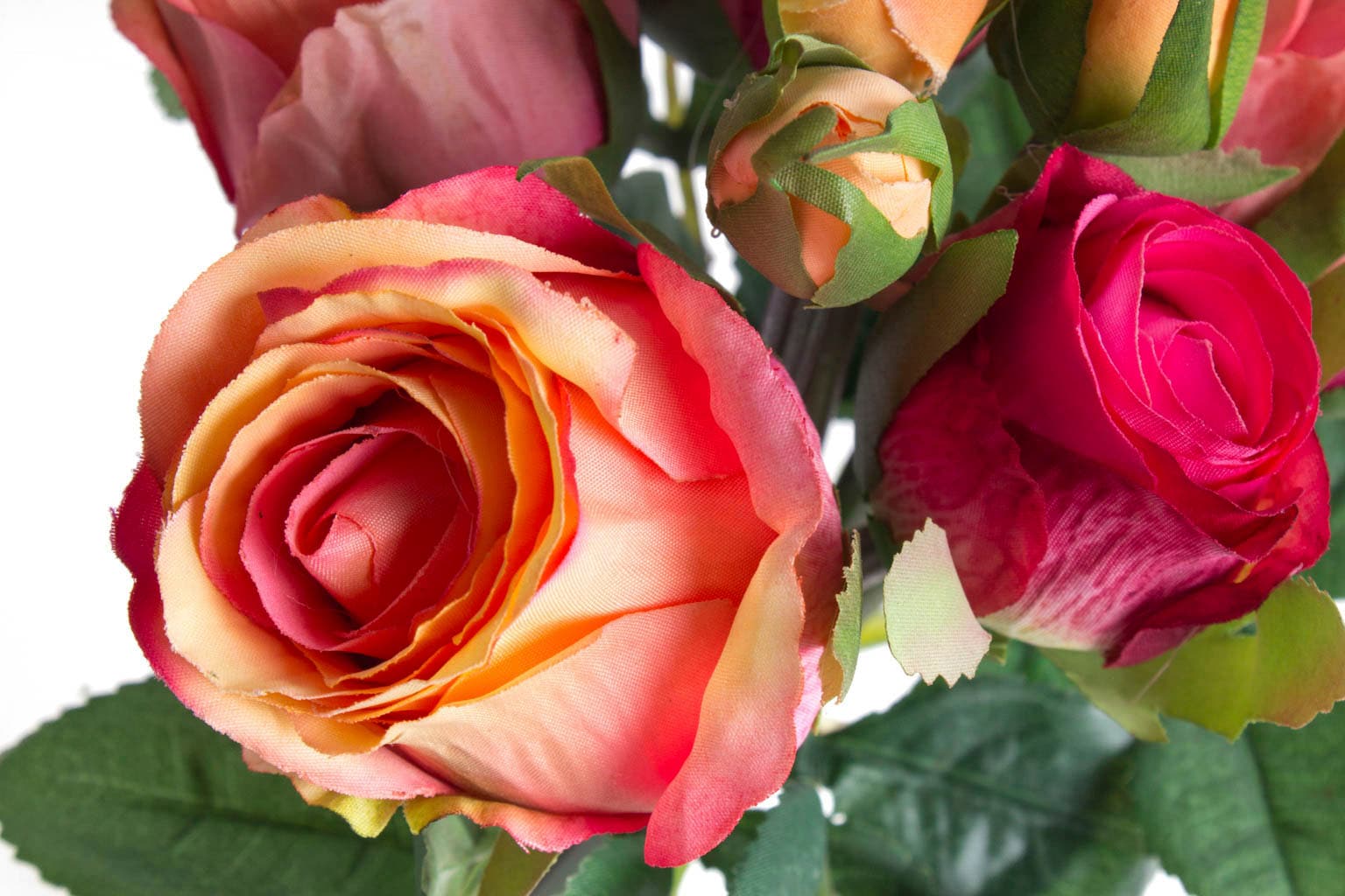 Botanic-Haus Kunstblume »Rosenstrauß mit 5 Rosen und 3 Knospen«