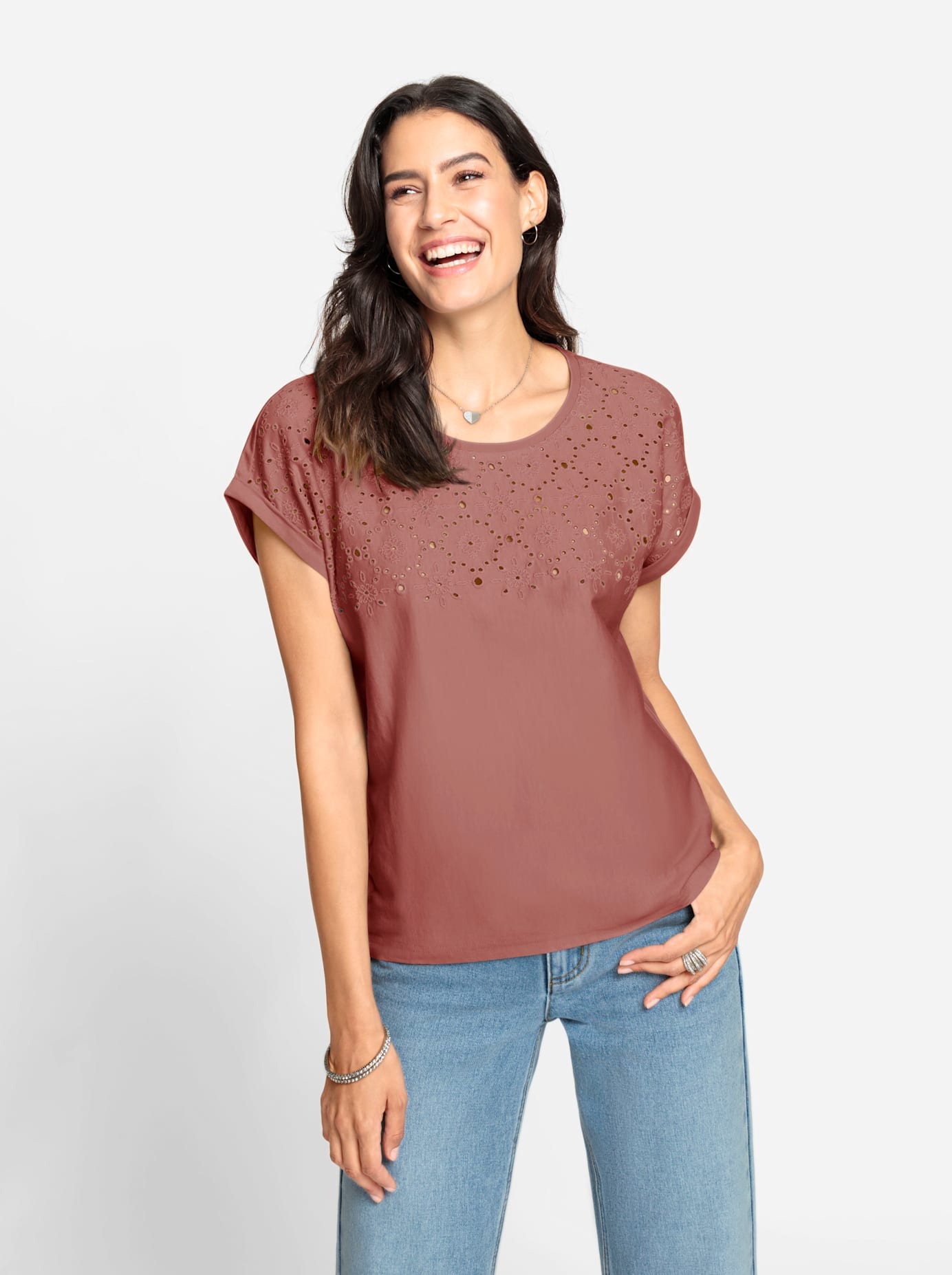 Inspirationen Rundhalsshirt "Shirt" 1 Stk. tlg. günstig online kaufen