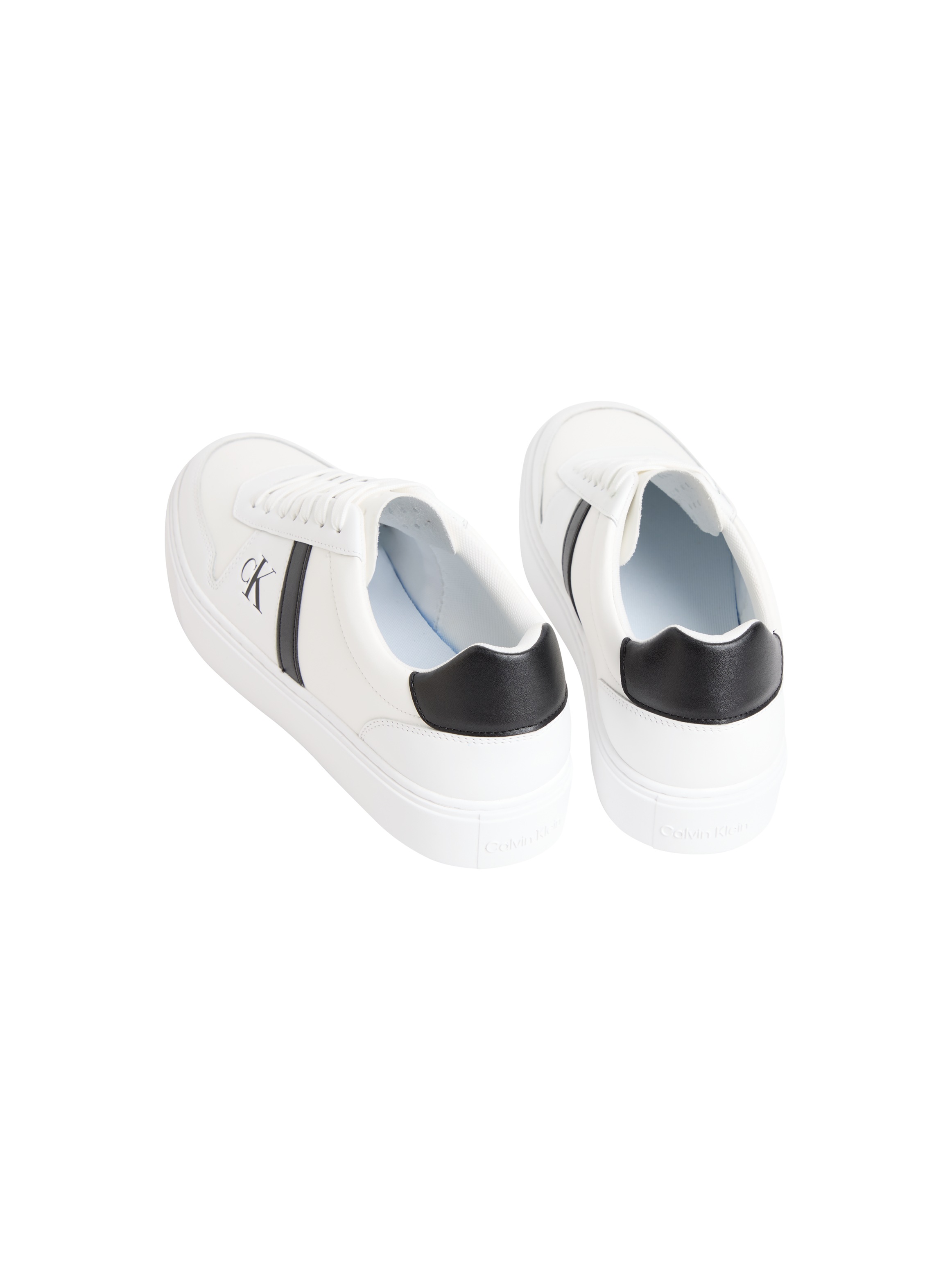Calvin Klein Plateausneaker "CLASSIC CUPS LACE LTH EMB TONGUE" Basket-Sneak günstig online kaufen