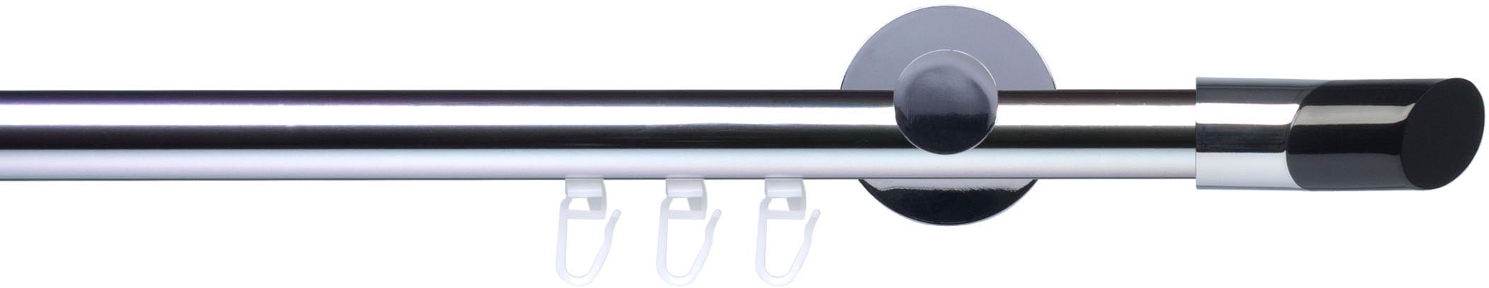 Liedeco Gardinenstange "Innenlaufgarnitur 20 mm Piano Gibraltar" Ø 2 1-läuf günstig online kaufen