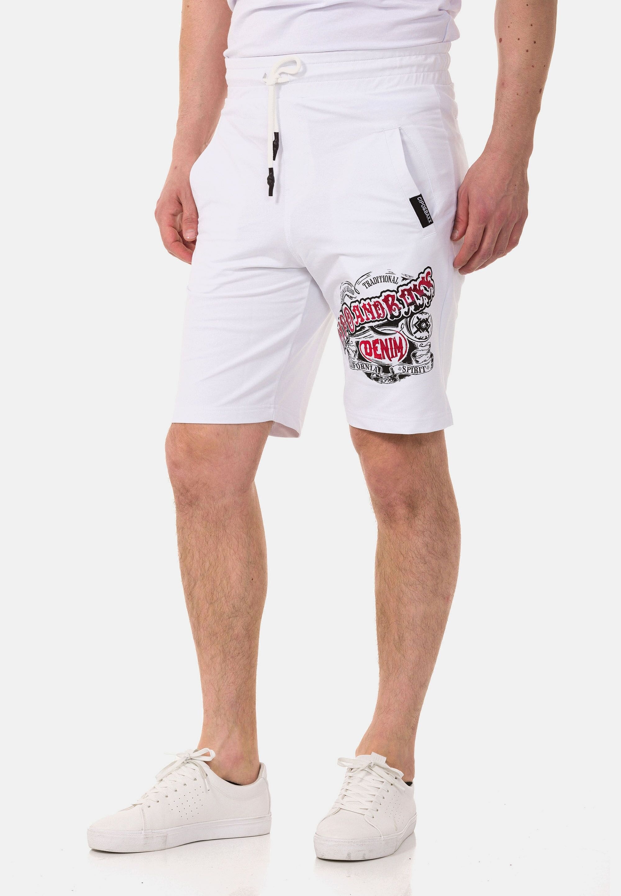 Cipo & Baxx Stoffhose "Hose", mit Bein-Print günstig online kaufen