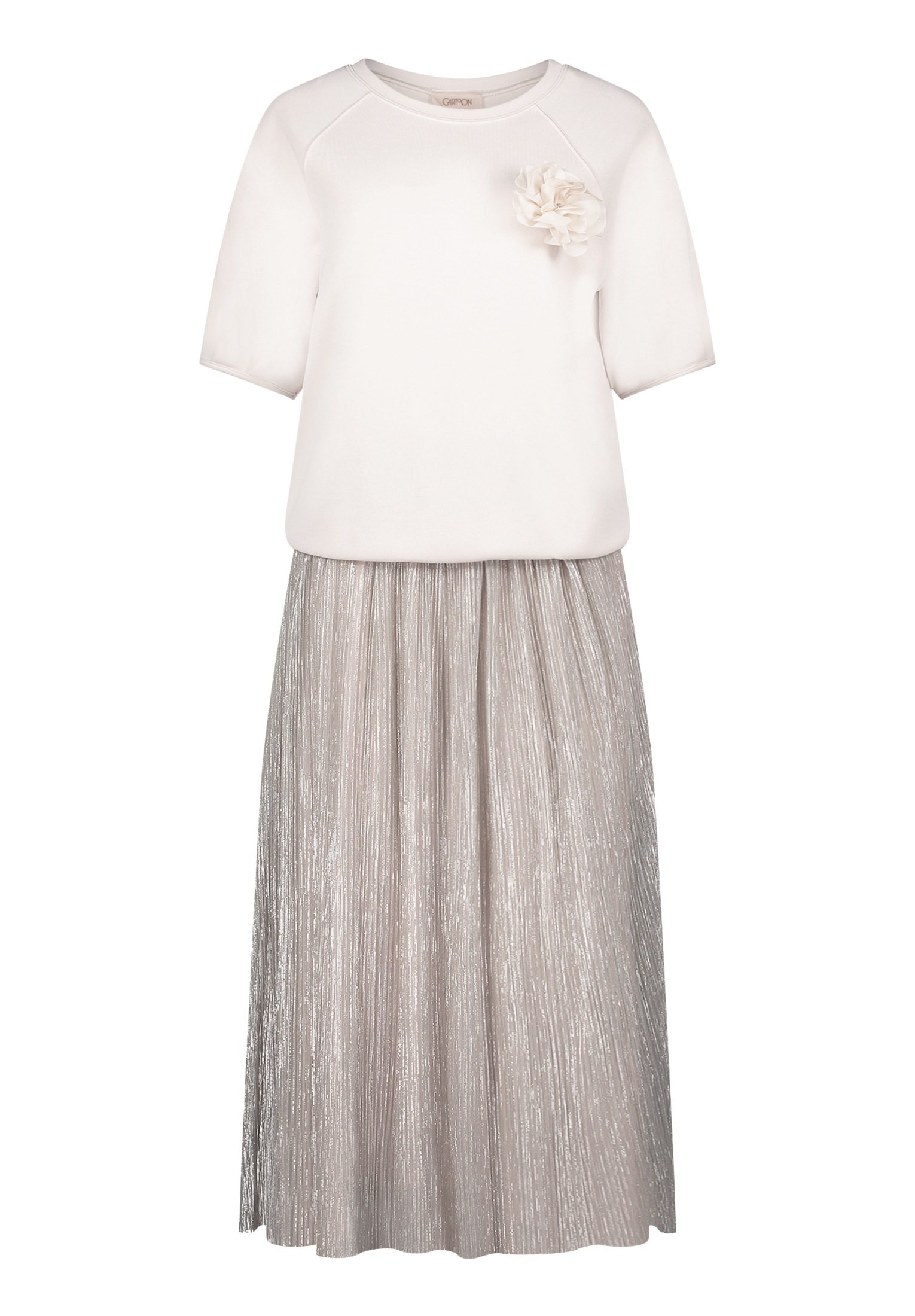 Cartoon Midikleid "Cartoon Damen Midikleid 2er Set", Materialmix günstig online kaufen
