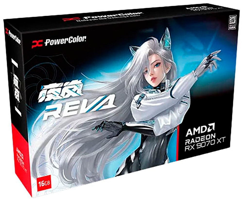 PowerColor Grafikkarte »RX 9070 XT Hellhound REVA 16GB« 16 GB GDDR6