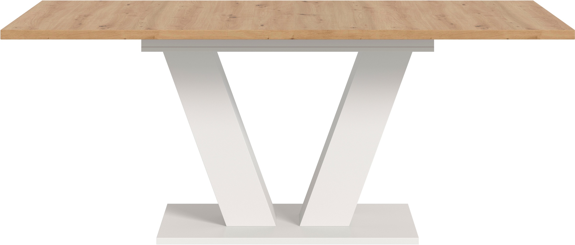 INOSIGN Esstisch »Motus, ausziehbar 150 -190 cm, inklusive 40 cm Einlegeplatte« Set, 1 Stk. tlg. V-Gestell mit Bodenplatte, Tisch, Küchentisch, Esszimmer, Küche