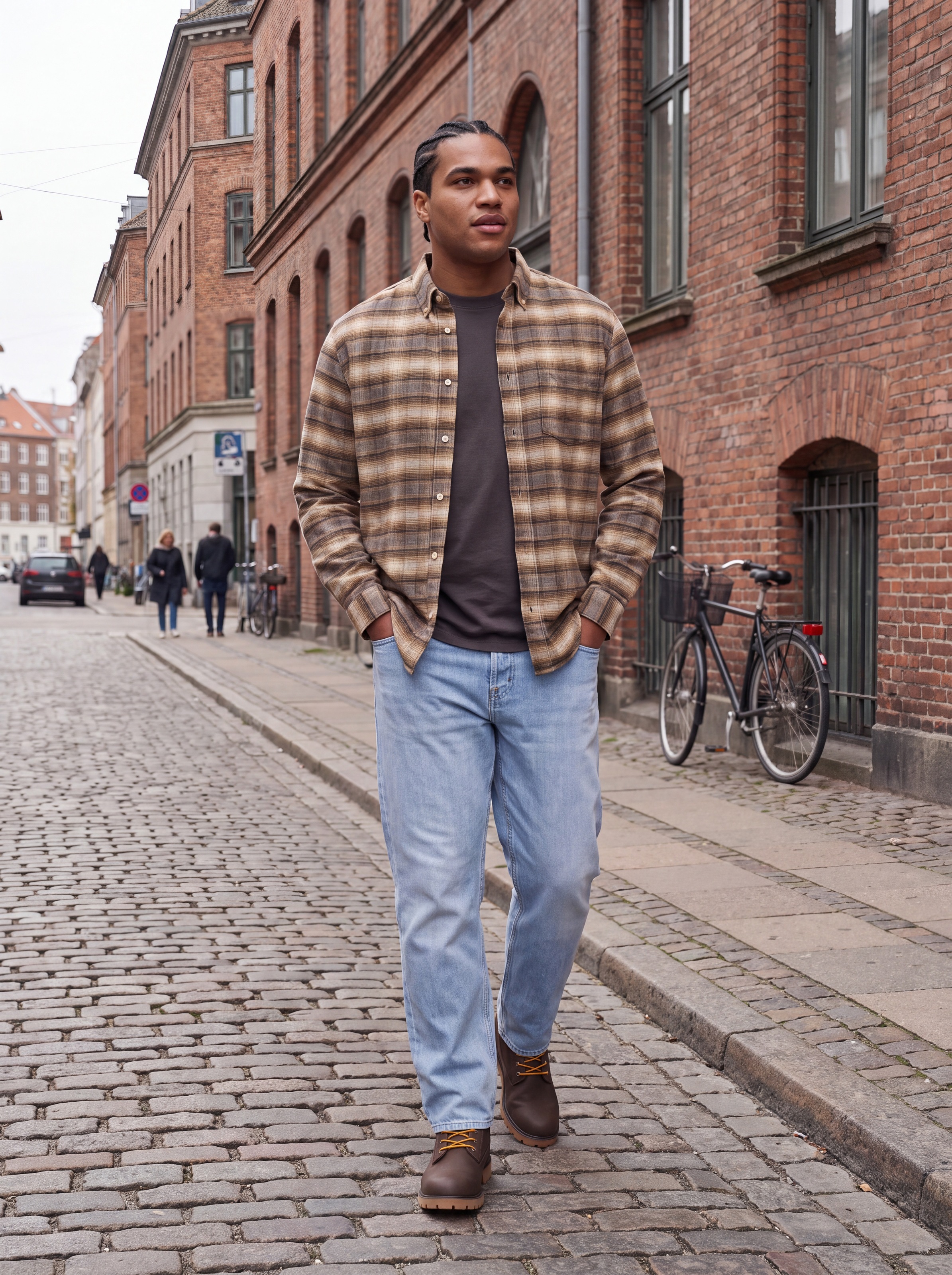 Jack & Jones PlusSize Langarmhemd »JPRBLUSTANLEY FLANNEL L/S SHIRT BF PLS« Baumwolle, regular fit