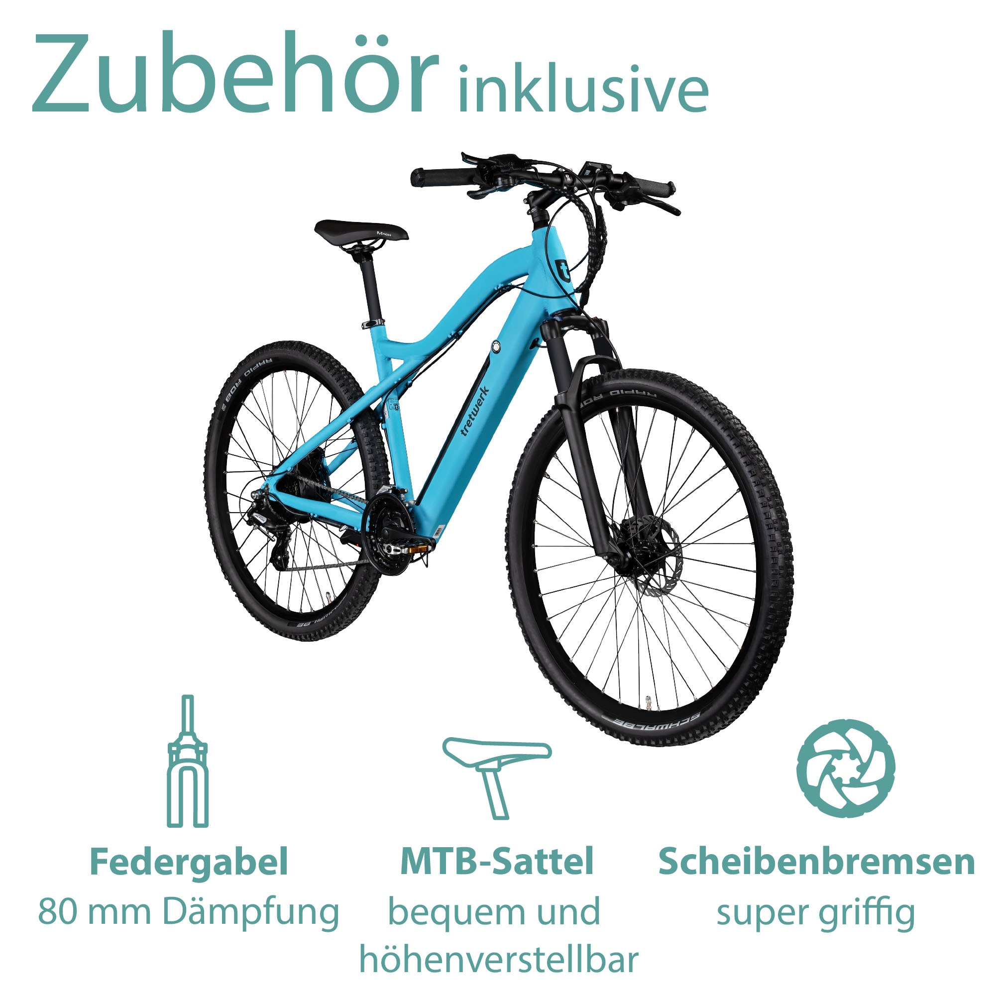 Tretwerk E-Bike »Commander Plus«, 24 Gang, Shimano, Altus M310, Heckmotor 250 W