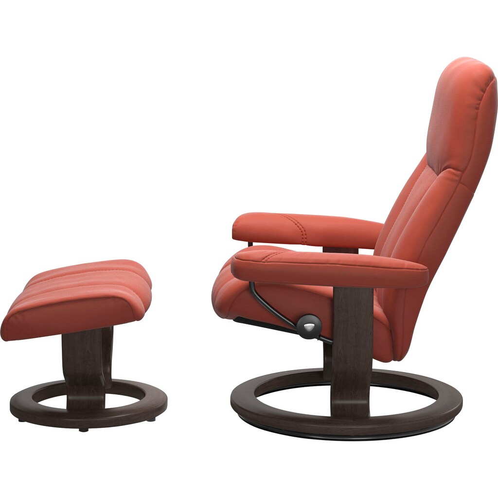 Stressless® Relaxsessel »Consul«, (Set, Relaxsessel mit Hocker)