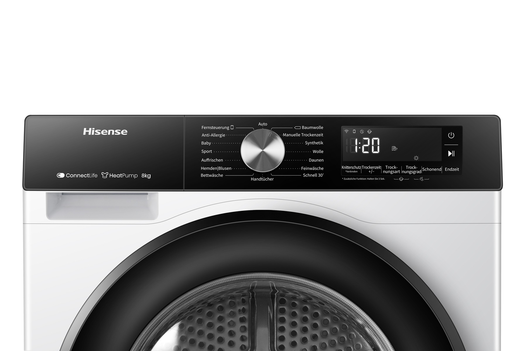 Hisense Wärmepumpentrockner »DH3S802BW3«, 8 kg