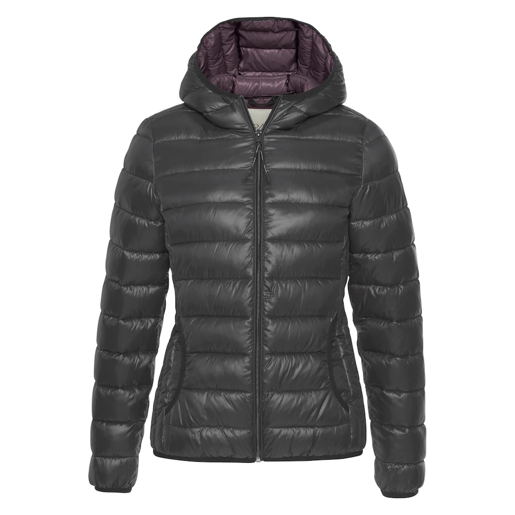 QS Steppjacke, mit Kapuze