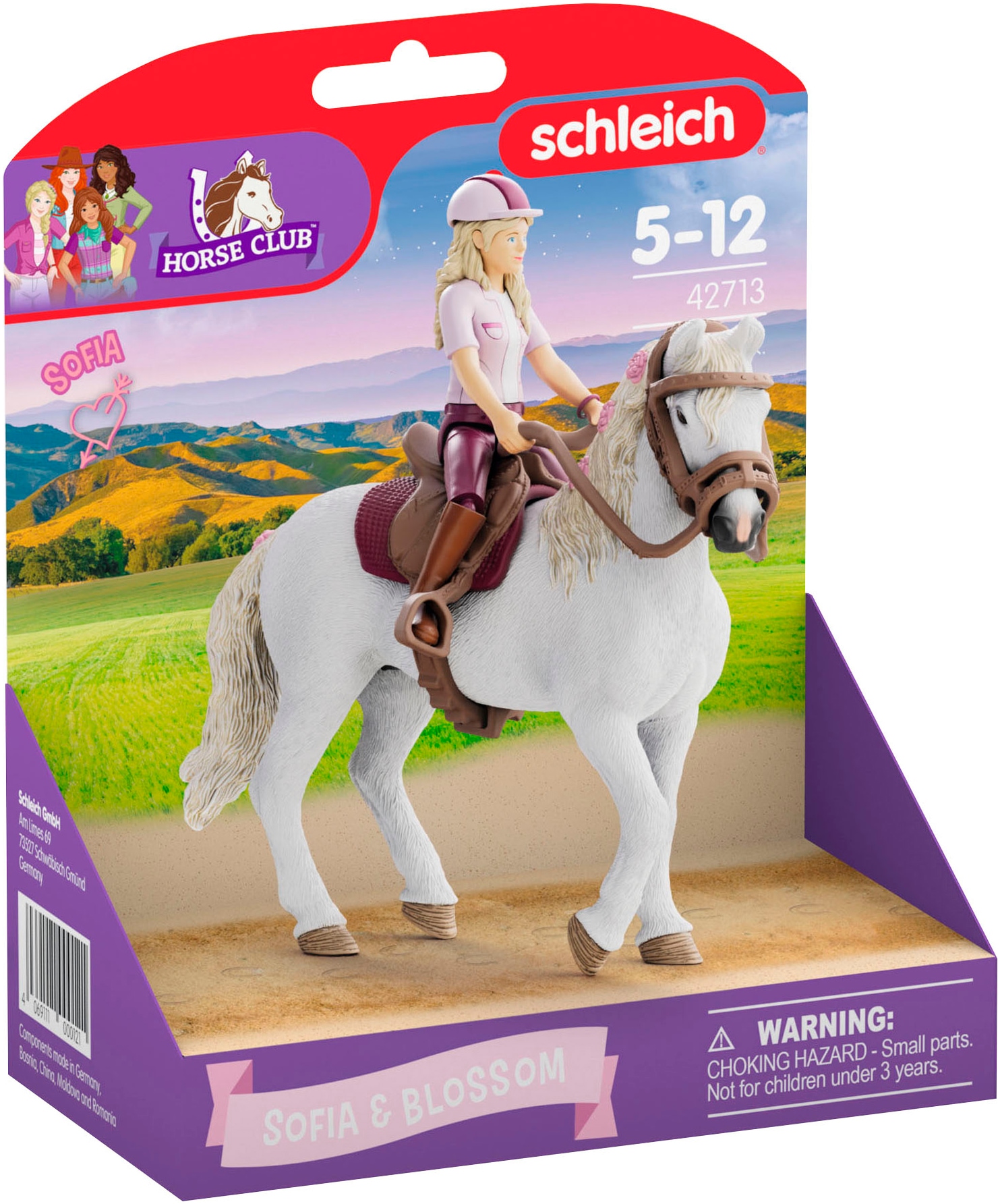 Schleich® Spielfigur »HORSE CLUB, Sofia & Blossom (42713)«, Made in Europe
