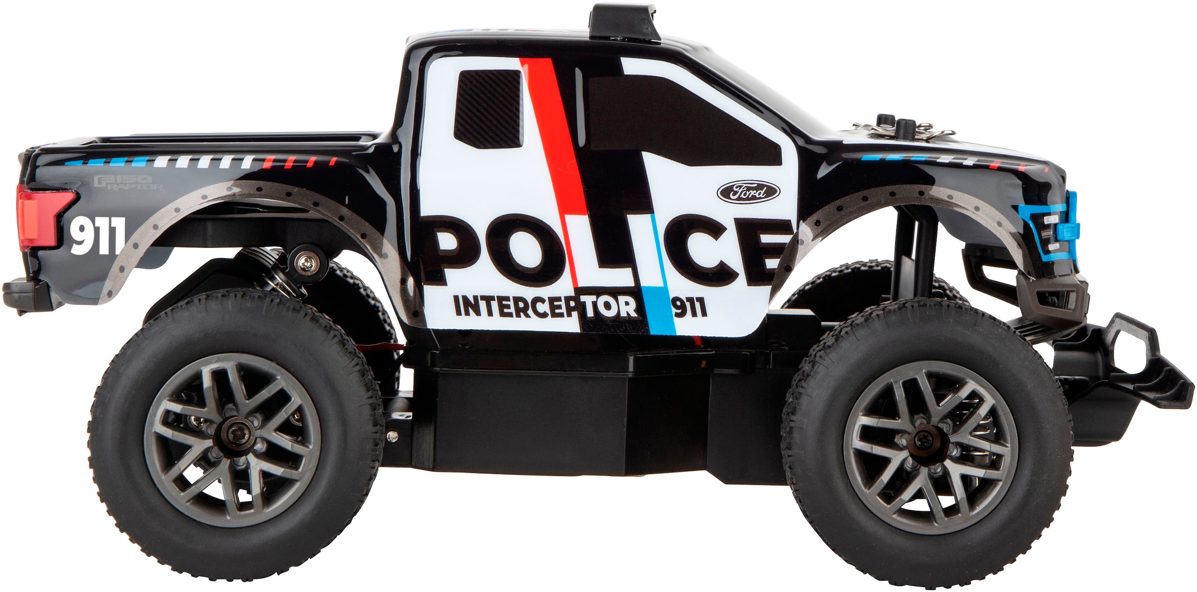 Carrera® RC-Monstertruck »Carrera® RC - Ford F-150 Raptor Police, 2,4GHz«, mit LED-Licht