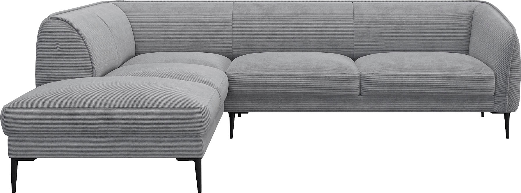 FLEXLUX Ecksofa "Belle Designsofa, L-Form, B/T 268/209 cm", Skandinavisches günstig online kaufen