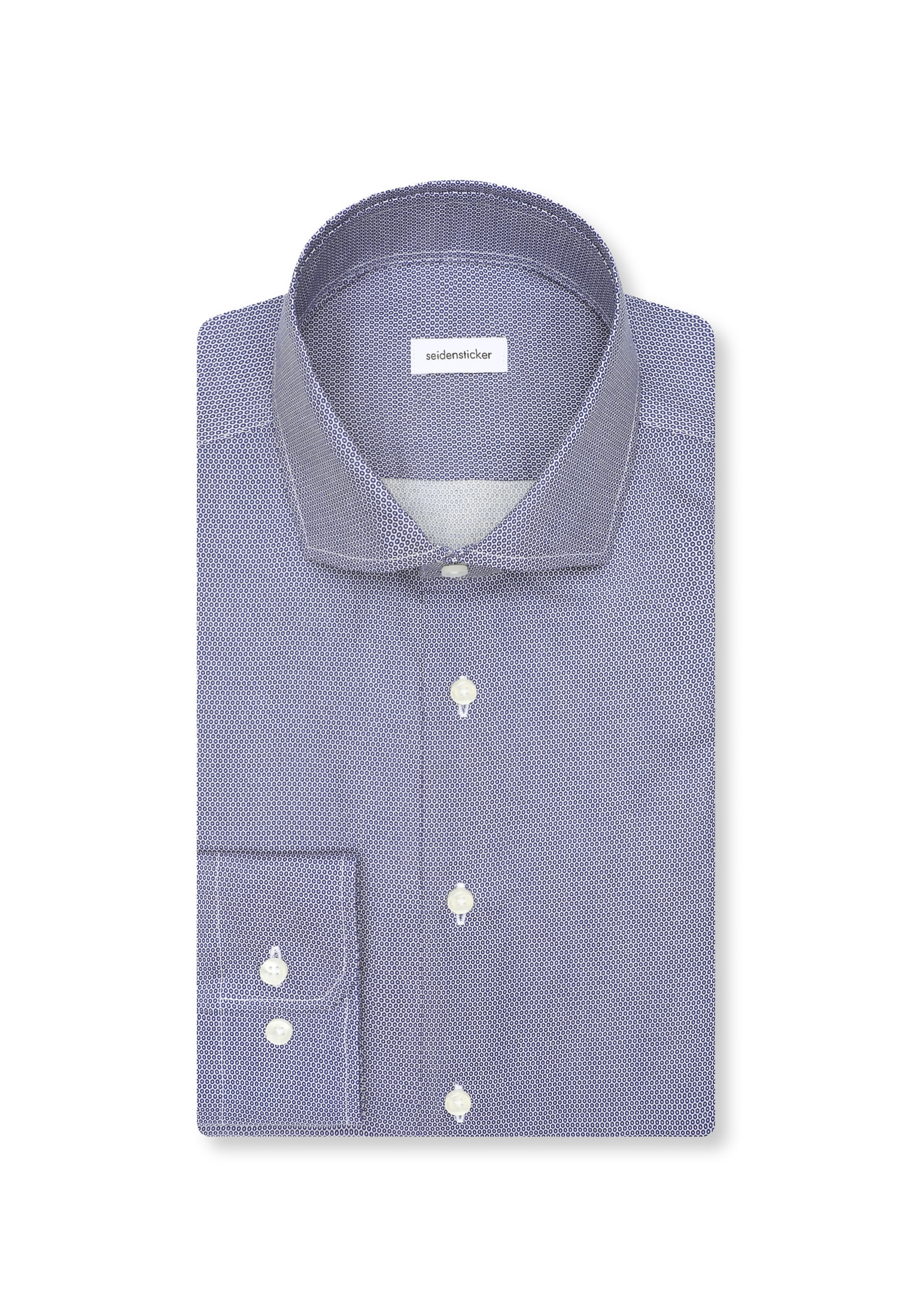 seidensticker Businesshemd »Schwarze Rose« X-Slim 1/1 Kentkragen Druck