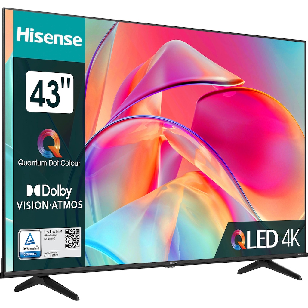 Hisense QLED-Fernseher »43E77KQ«, 108 cm/43 Zoll, 4K Ultra HD, Smart-TV