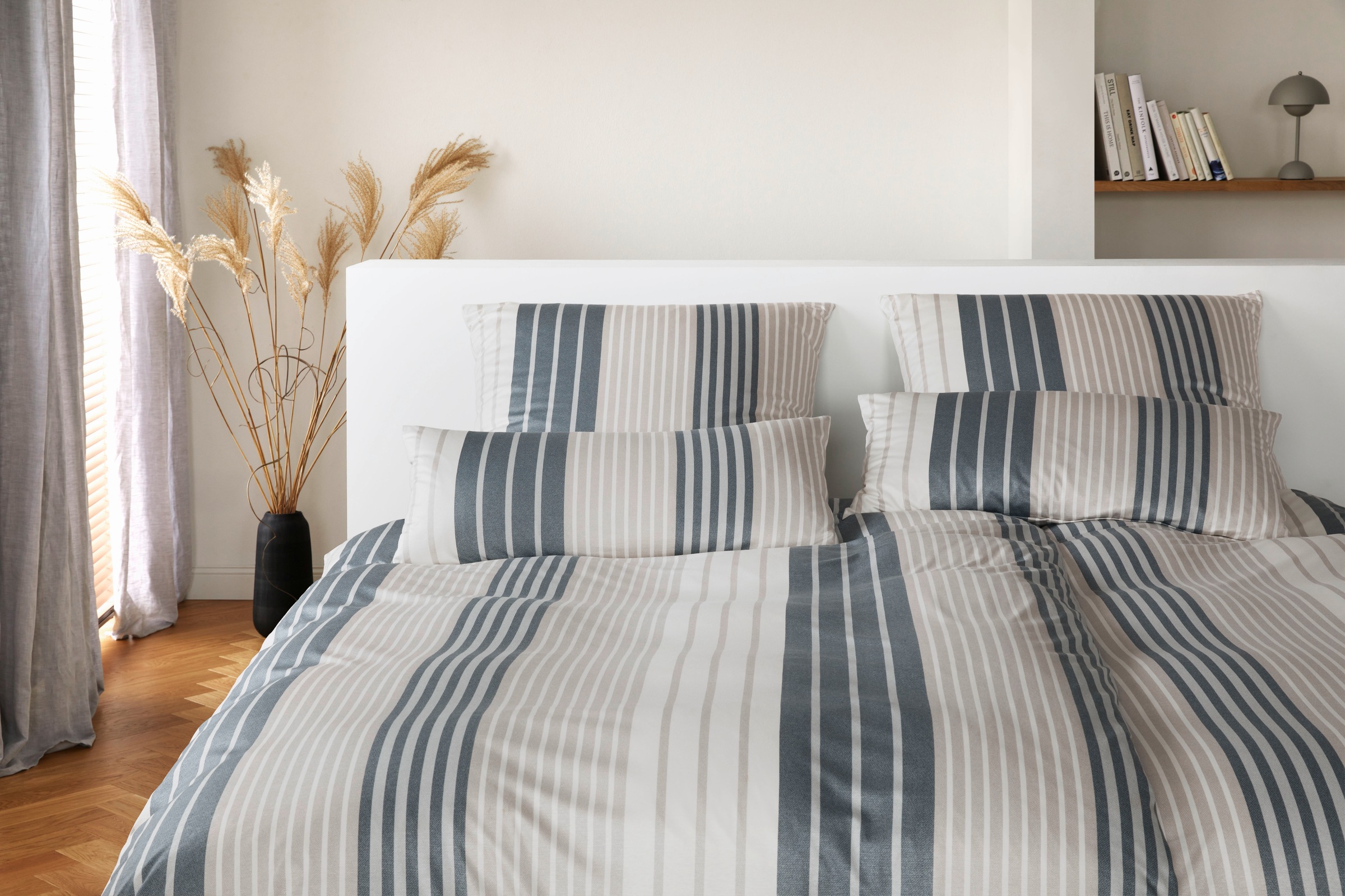 Elegante Bettwäsche "Range" 2 Stk. angenehmes Hautgefühl günstig online kaufen