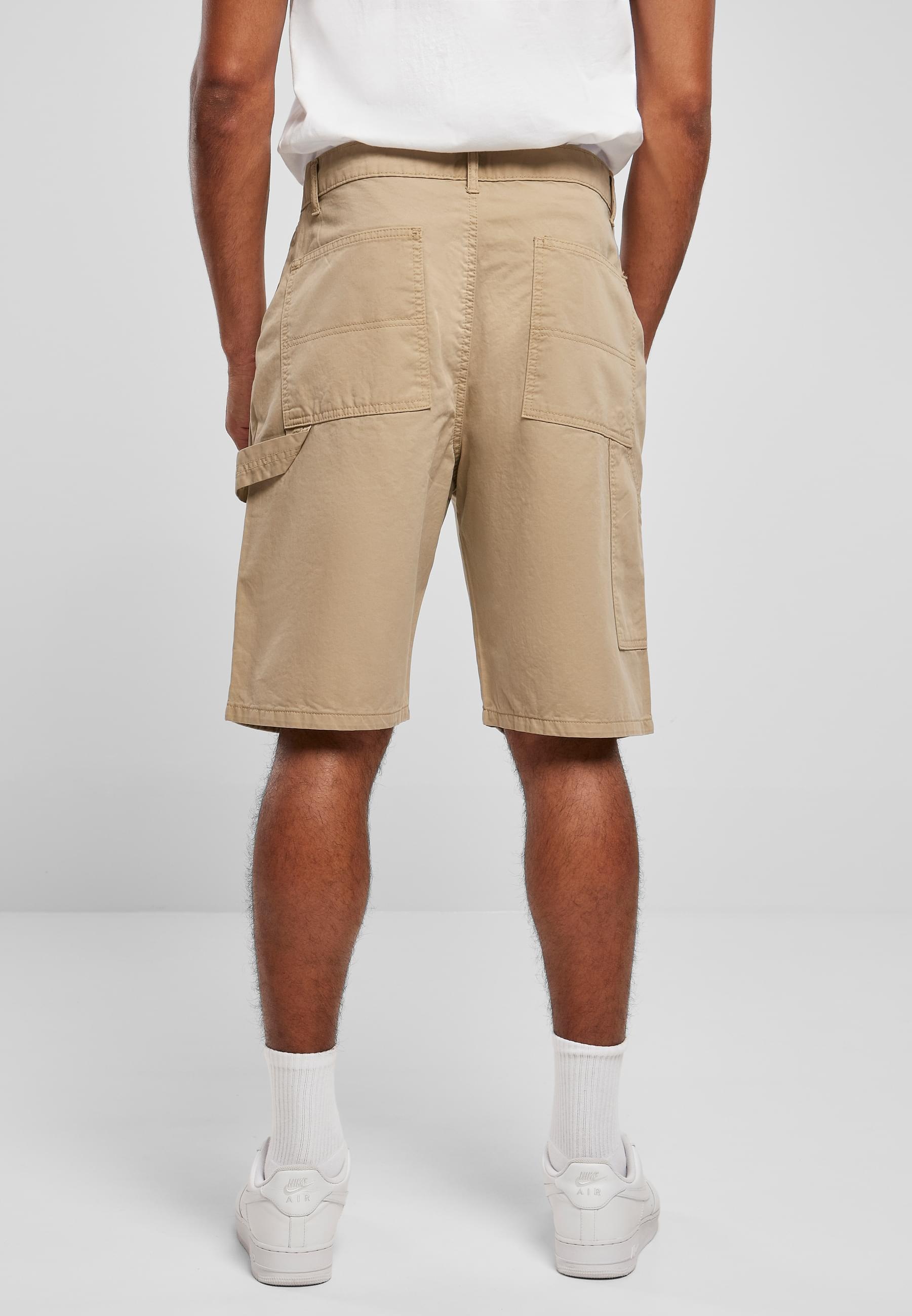 URBAN CLASSICS Shorts »Urban Classics Herren Double Knee Carpenter Shorts«, (1 tlg.)